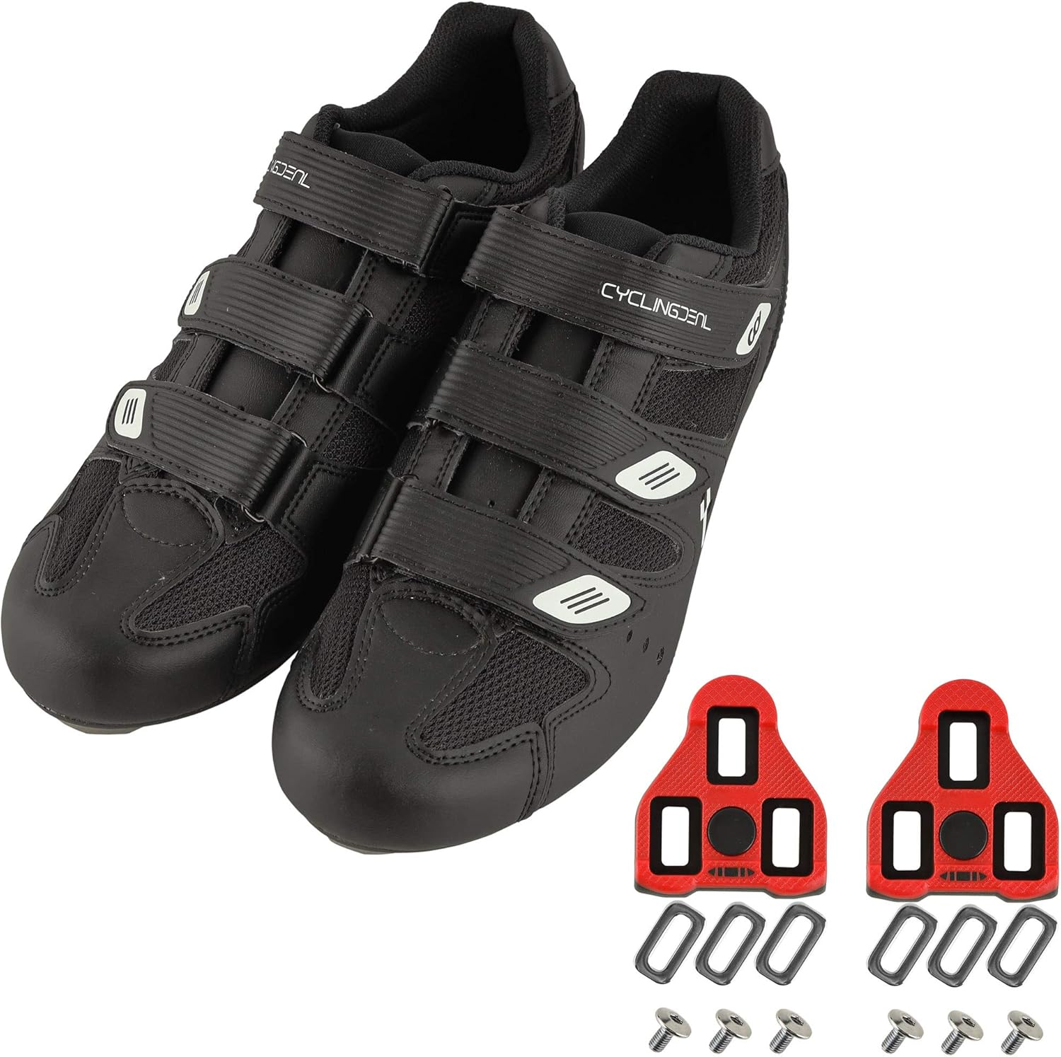 Cyclingdeal Bicycle Road Bike Universal Cleat Mount Men'S Cycling Shoes image number 5