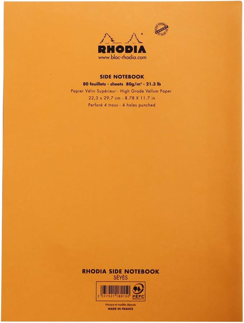 Rhodia Stapled Notebook, Orange, 1 (CR-118015) image number 3