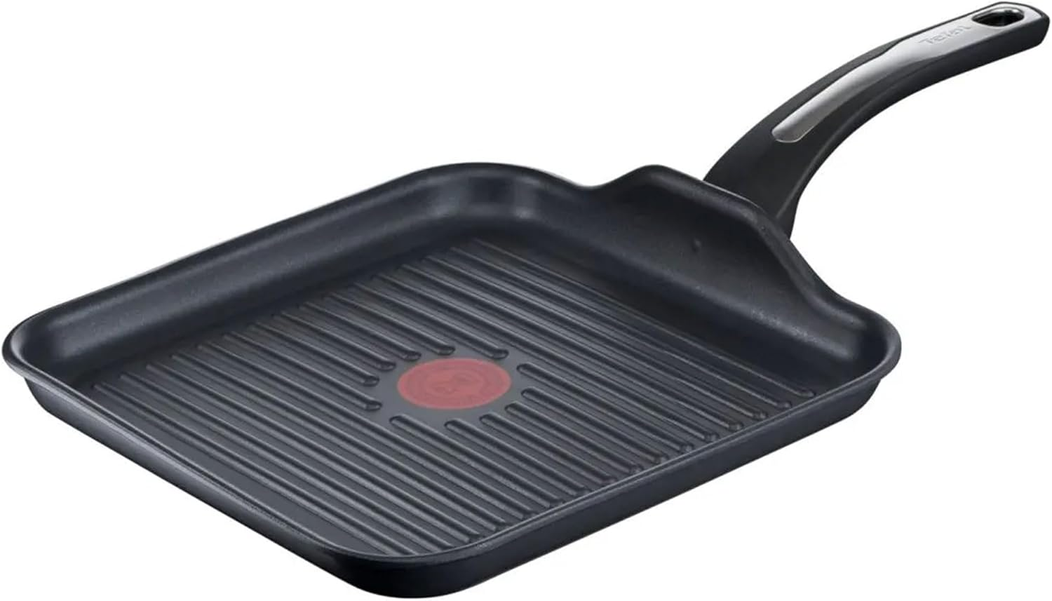 Tefal Selection Grill Pan 26 X 26 Cm, Titanium Non-Stick Coating, Thermo-Spot Temperature Indicator, Advanced Induction, for All Hobs Including Induction
