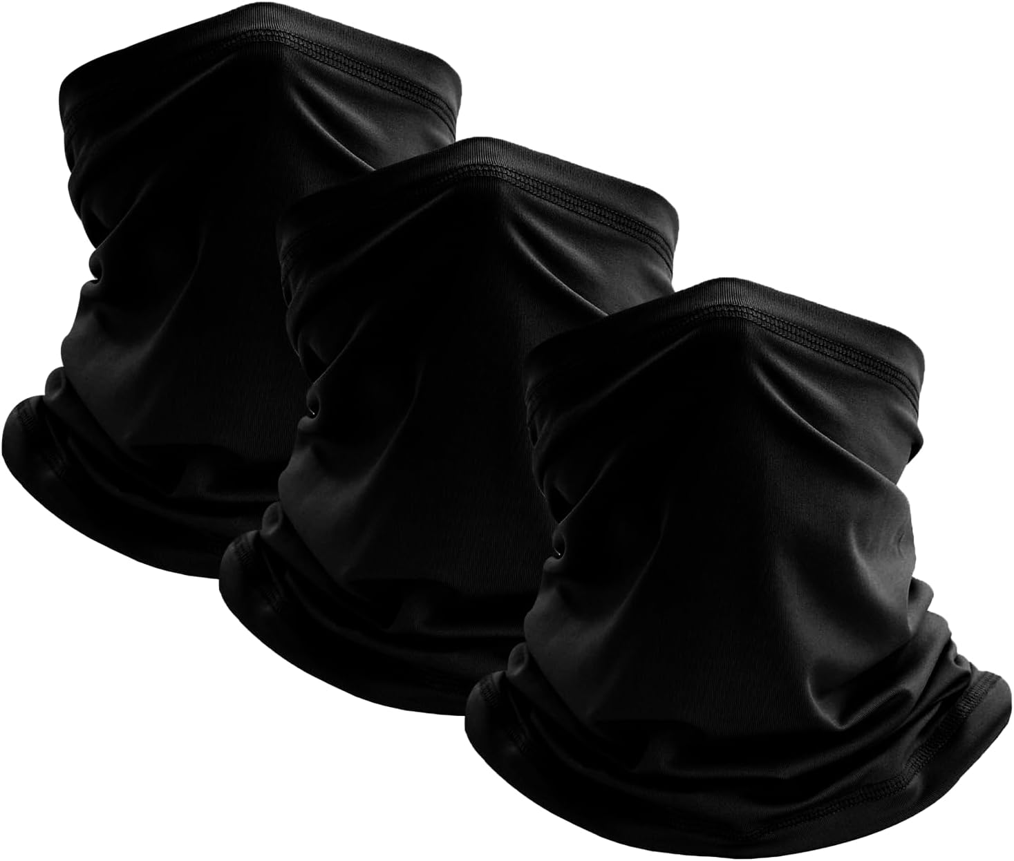 3-Pack Neck Gaiter，Neck Warmer ，Bandana. Versatile Comfort Meets Rugged Style. Shield from Wind Chill, Adventure-Ready in 3 Forms. image number 2