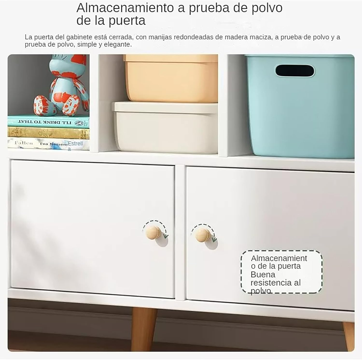 Gotiling Bookshelf Furniture Floor Shelf, 3-Tier Bookcase, Book Shelf, Open Storage Shelf, 80X24X86Cm, for Bedroom Living Room, Home Office, Dinning Room (Warm White) image number 6