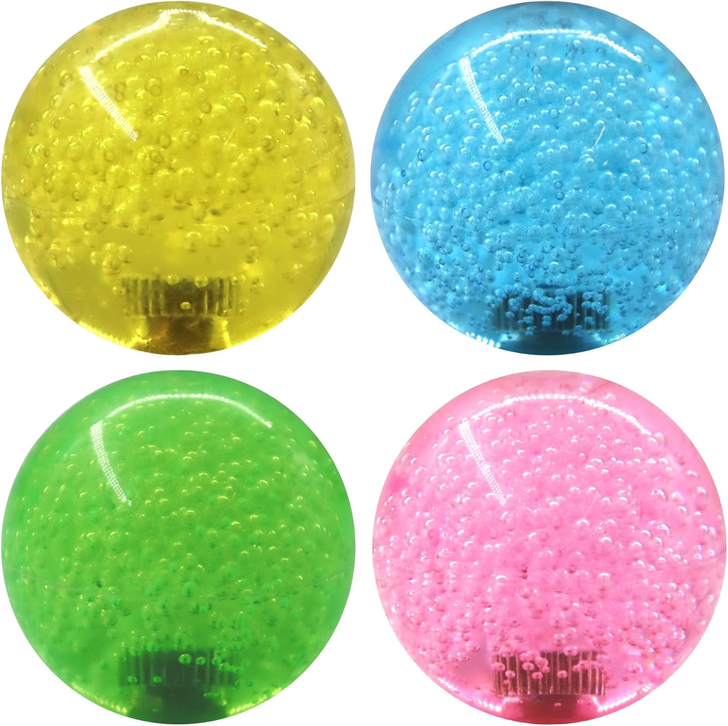 Timebid 35MM Crystal Joystick Ball Top Handle Rocker | M6 Screw Head Arcade Game Joysticks Easy-Install Replacement DIY Parts(Pack of 4) 4 Color image number 1