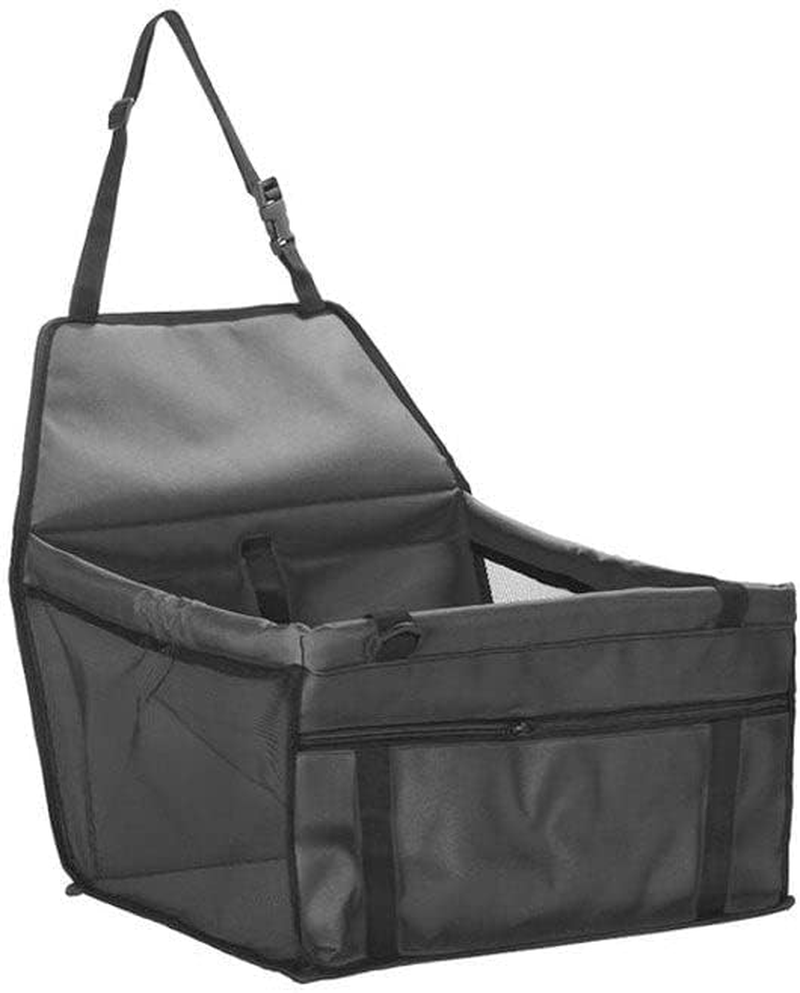 Pet Car Booster Seat Puppy Cat Dog Auto Carrier Travel Protector Safety Basket - 40X30X25Cm, Durable 600D Oxford Fabric, PVC Mesh Safety Basket for Pets, Ideal for Travel & Car Trips