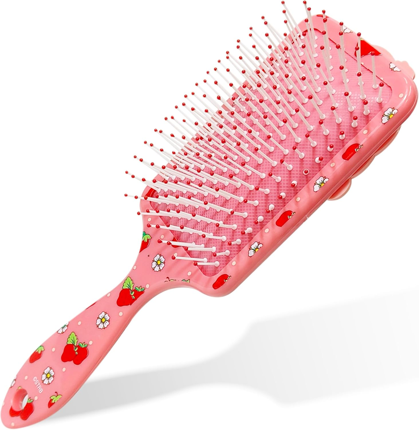 LUV HER Kids&rsquo; Detangling Hair Brush &ndash; Fun Strawberry Shortcake Design, Gentle on Wet & Dry Hair, Ideal for Kids Ages 3+, Makes Hair Care Fun and Easy image number 4