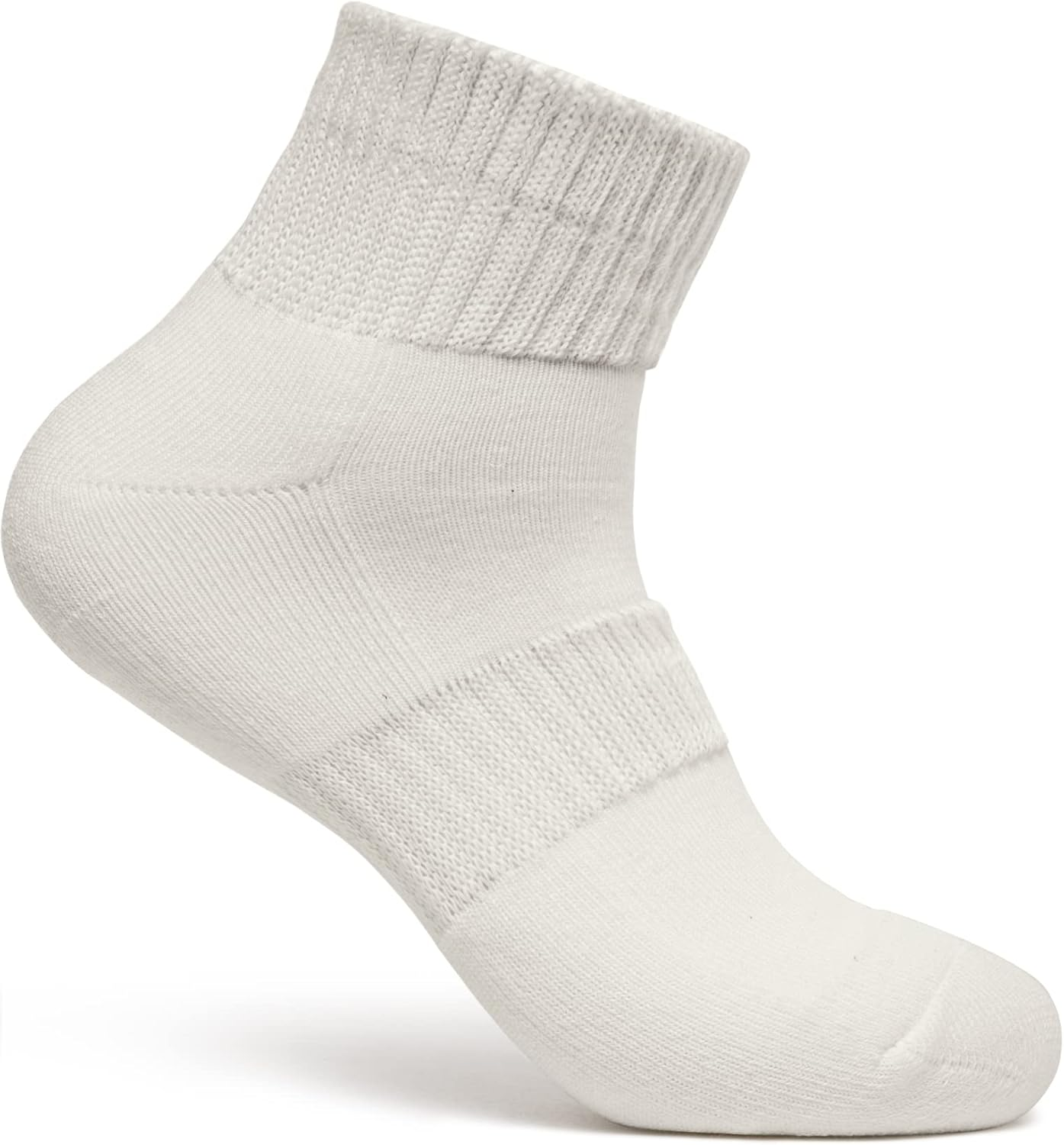 TSLA 3-Pack Diabetic Socks - Non-Binding, Breathable Cotton Blend, Cushioned Soles, Unisex image number 2
