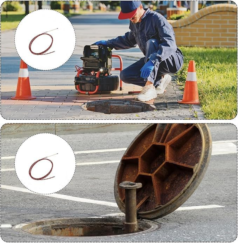 WEZCHUGHAOL Cable Wire Puller Electrician Threading Device Steel Wire Puller Versatile Wire Puller Cable Threader Tool Threader Candy Dispenser Machine Electrical Wire Threader Tool Puller (10M) image number 2