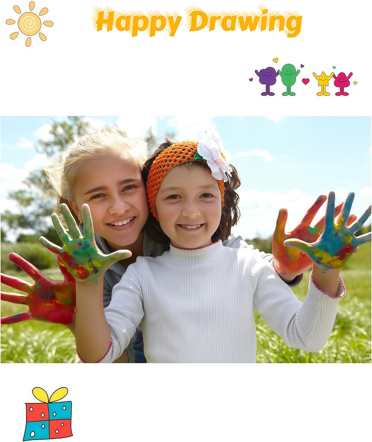 Joiyota 8-Color Acrylic Magnetic Whiteboard Markers Set &ndash; 1Mm Fine Tip & Brush Cap, Liquid Chalk Dry Erase Markers for Whiteboard, Glass, Acrylic Crafts & Chalk Pen Art - 8 Colors Magnetic image number 4