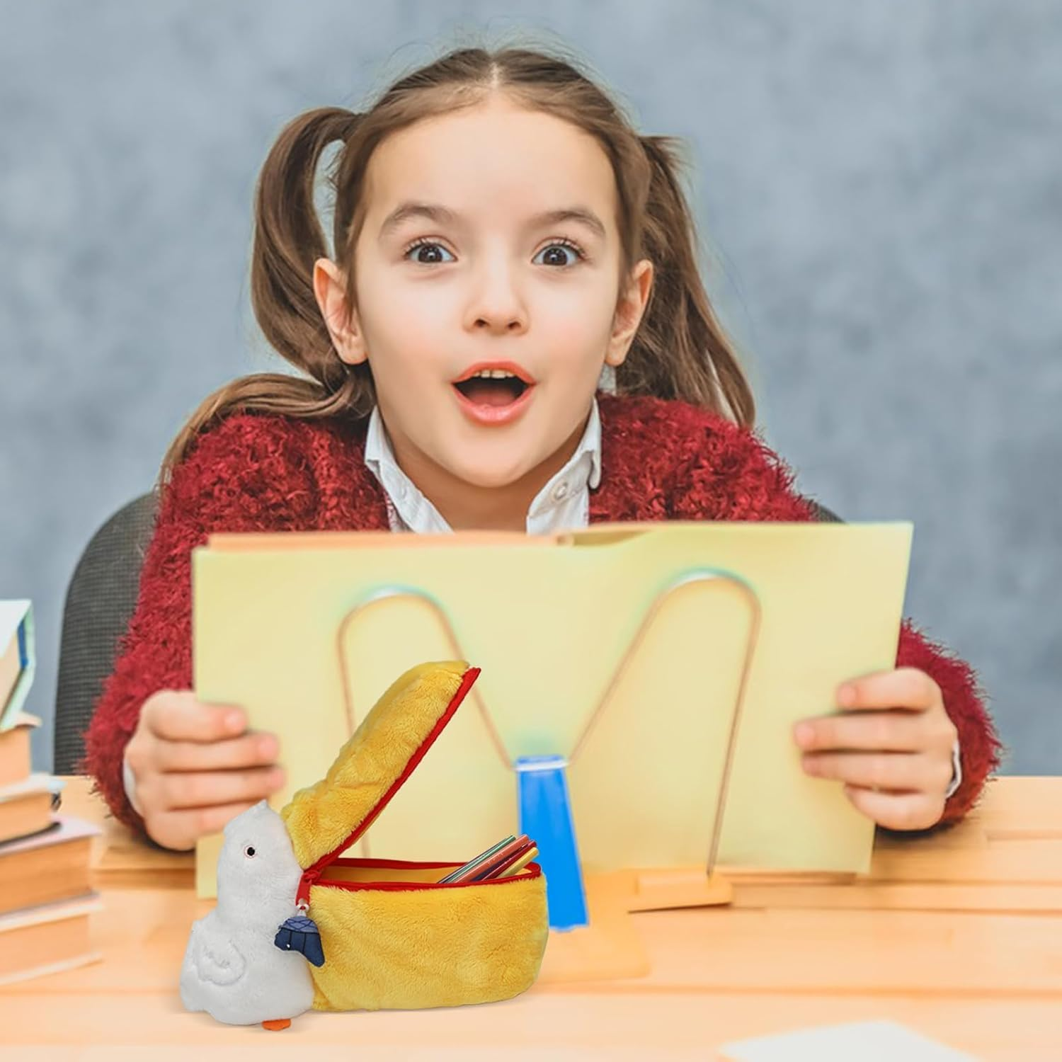 Pelican Make up Bag - Compact Cosmetic Holder, Multi-Purpose Zip Bag, Portable Accessory Organiser, Coin Wallet for Home, Office, Business Trip or Fitness Pen for the Pe image number 4