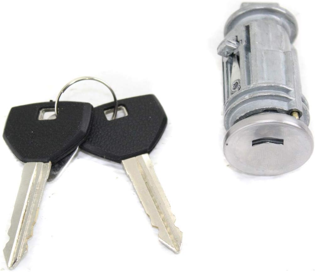 For Jeep Wrangler TJ Ignition Lock Cylinder 1998 99 00 01 02 03 04 05 2006 | W/Keys | Chrome | Operable Key | Ignition Switch image number 2