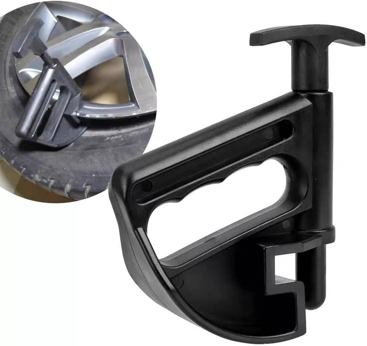 Tire Changer Tools for Tire Machine, Nylon Tire Bead Rim Clamp, Eavy Duty Rim Pry Tire Changer Wheel Changing Helper image number 1