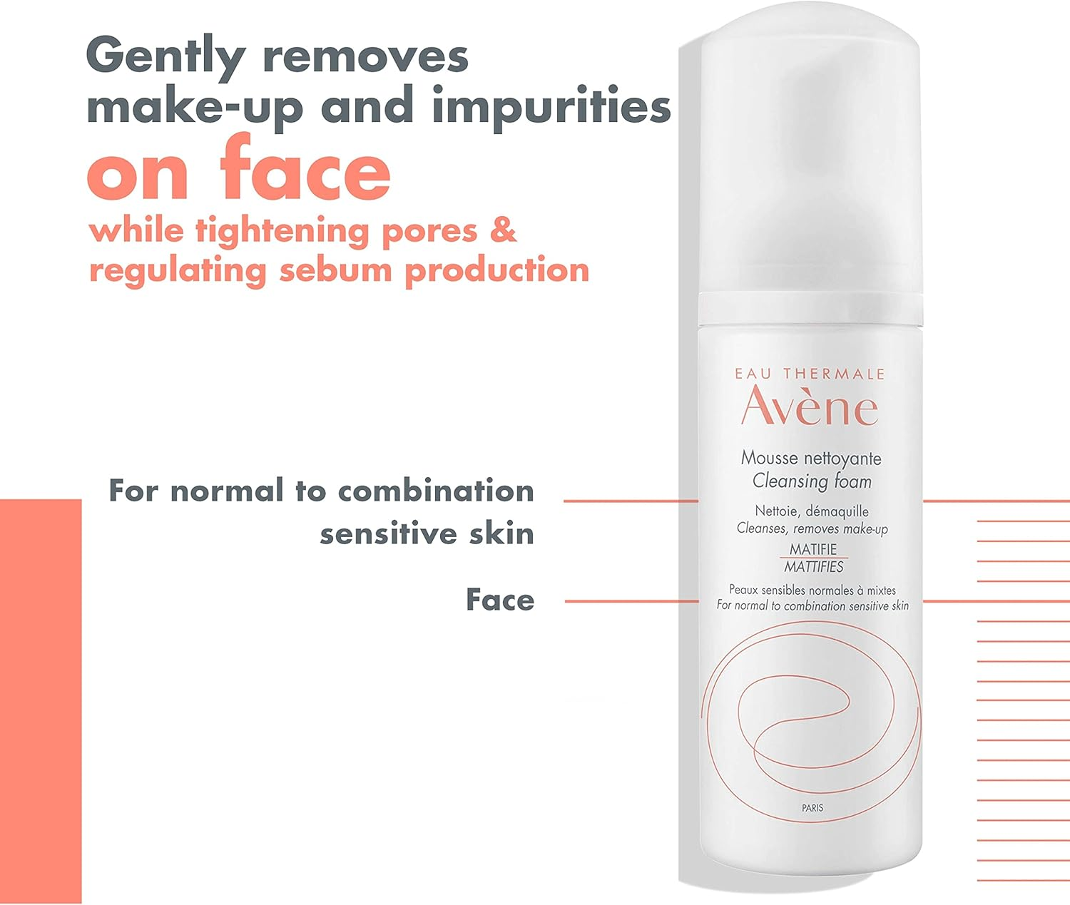 Av&egrave;ne Cleansing Foam 150Ml image number 3