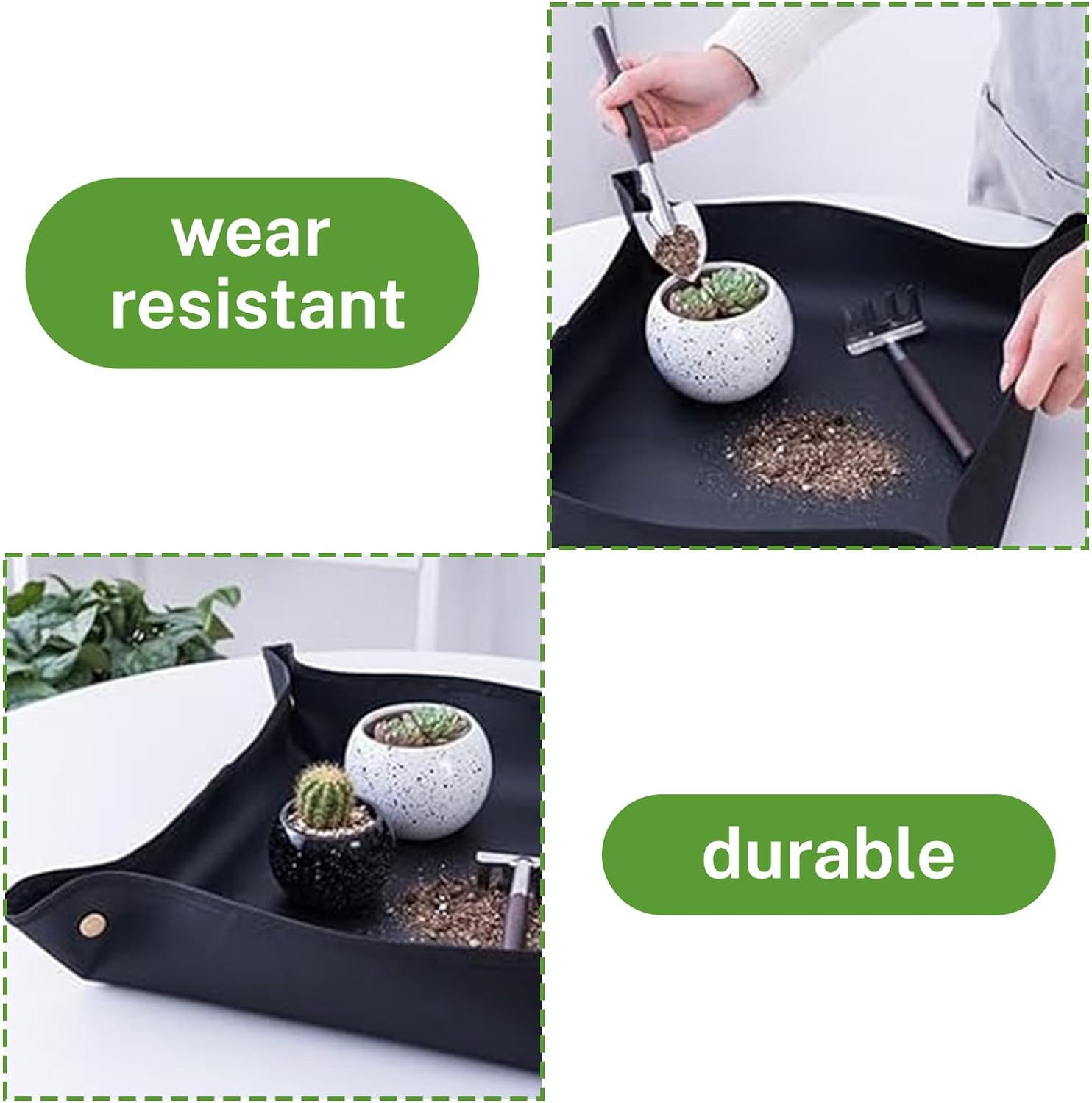 Repotting Mat,Indoor Plant Potting Mat,Suitable for Indoor Garden Plant Planting(100Cm*100Cm) image number 1