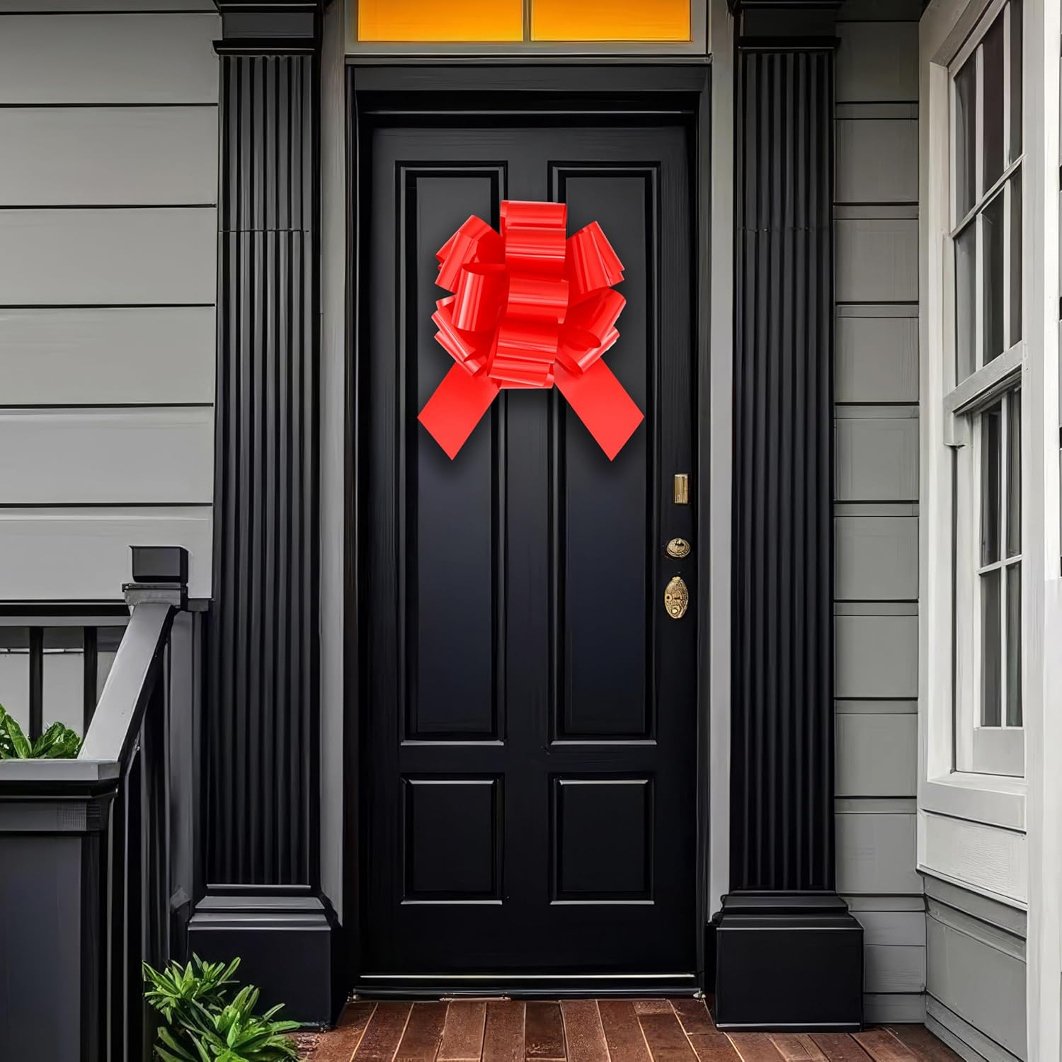 Jefyghe Big Bows 12 Inch Big Red Bows for Gift Wrapping Car Decorated Birthday Party and Valentine'S Day Decorations image number 3