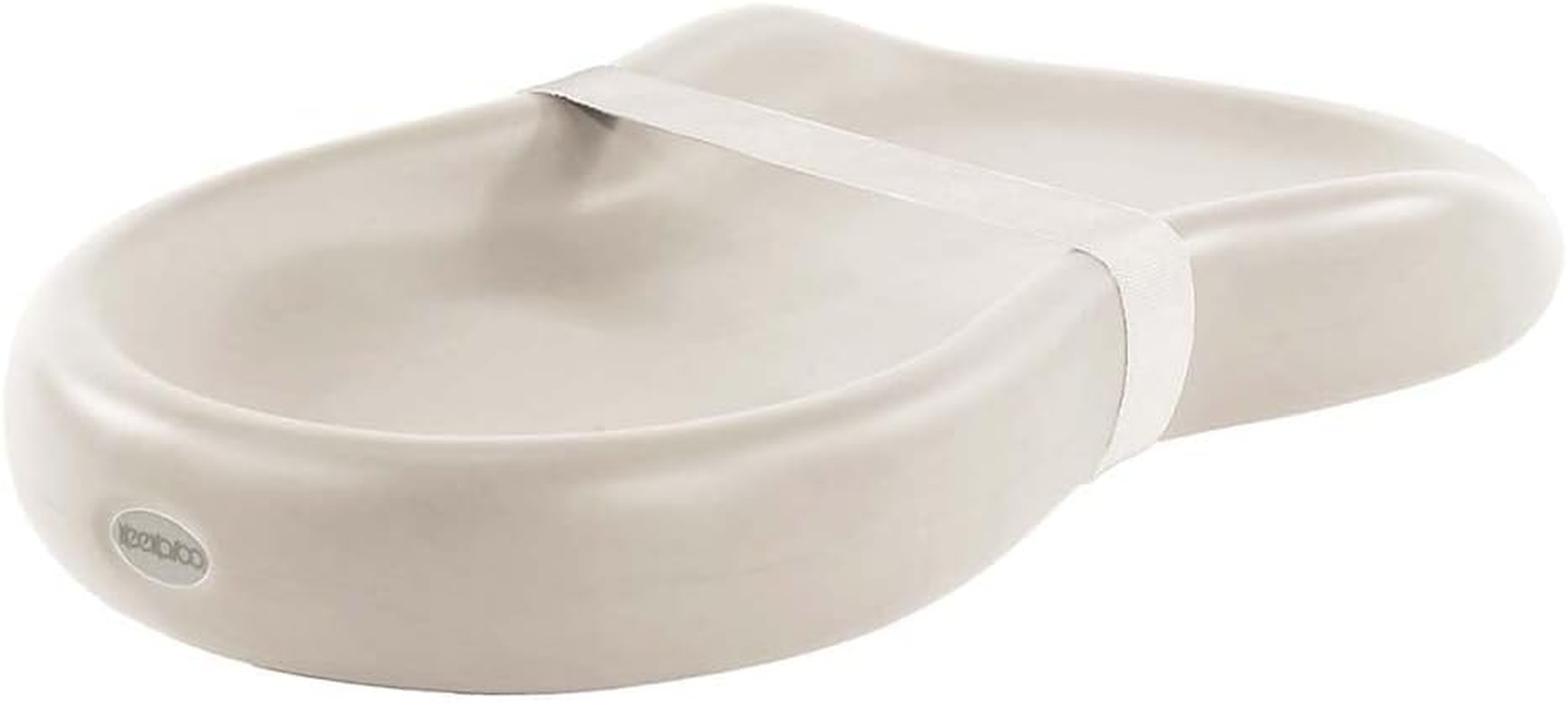 Keekaroo Peanut Changer Grey &ndash; the Original Made in USA Easy-To-Clean Changing Pad and the Only Shell over Foam, Fully Water Repellant