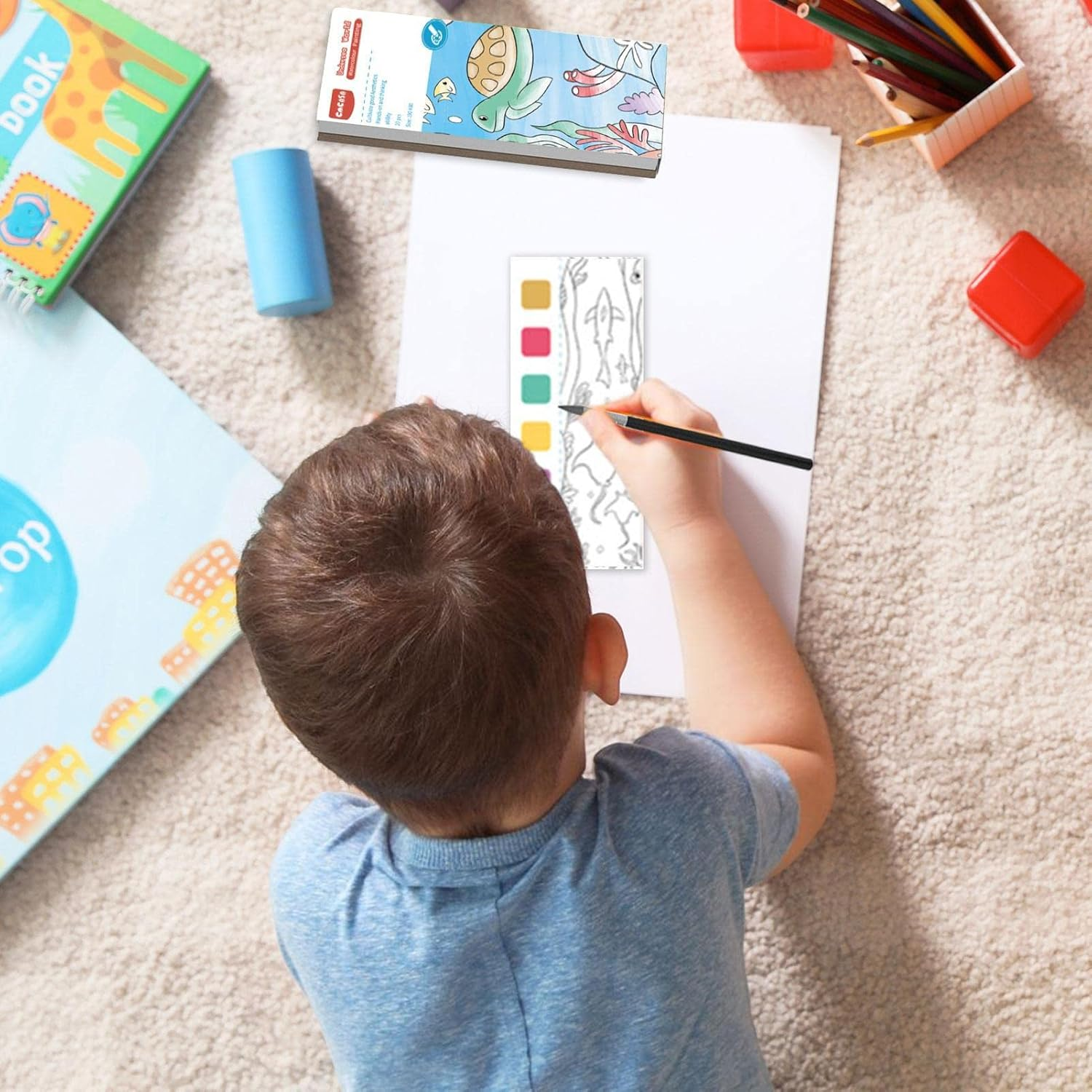 Gouache Doodle Picture Book - Children Draw Light Color Gouache Doodle Picture Book - Harmless Drawing Tool 6 Style Painting Book for School Kids Painting Lovers Veegap