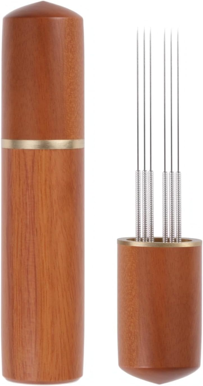 Upgraded 6-Needle WDT Tool, 0.4Mm Coffee Stirrer & Distributor with Stand, Barista-Grade Espresso Accessory for Even Extraction, Essential Coffee Machine Accessory for Barista, Cafes, Gift image number 5