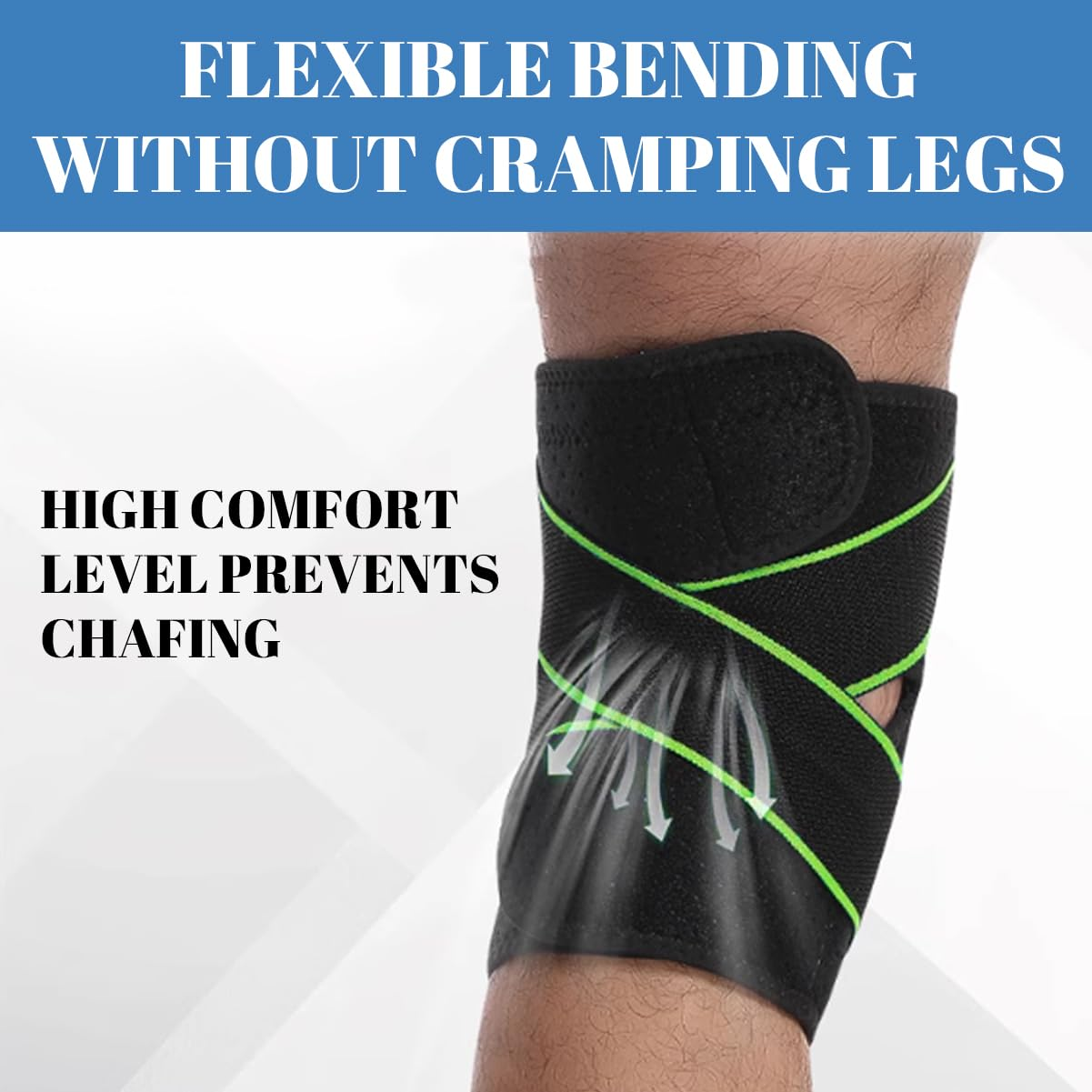 Knee Brace with Side Stabilizers & Patella Gel Pads, Adjustable Knee Support Brace for Men and Women, Hinged Knee Brace for Meniscus Tear, One Size Compression Sleeve for Arthritis Pain image number 2