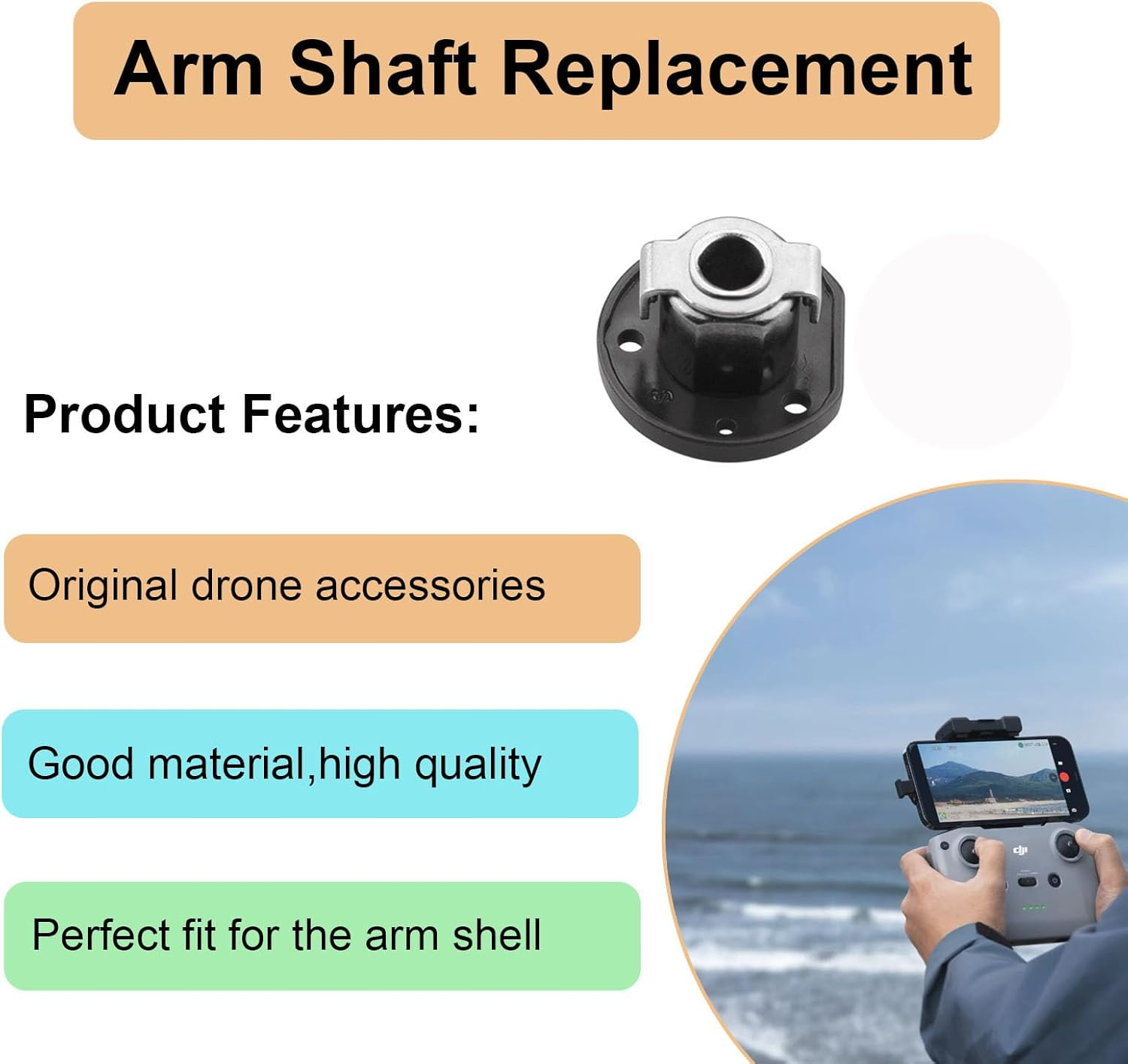 ZWLLKJGS Mini 4K Replacement for Rear Arm Axle, Replacement Parts for DJI Mini 2 Arm Shaft, Repair Parts for Rear Arm Hinge for DJI Mavic Mini/Mini 2 SE Drone Accessories image number 4