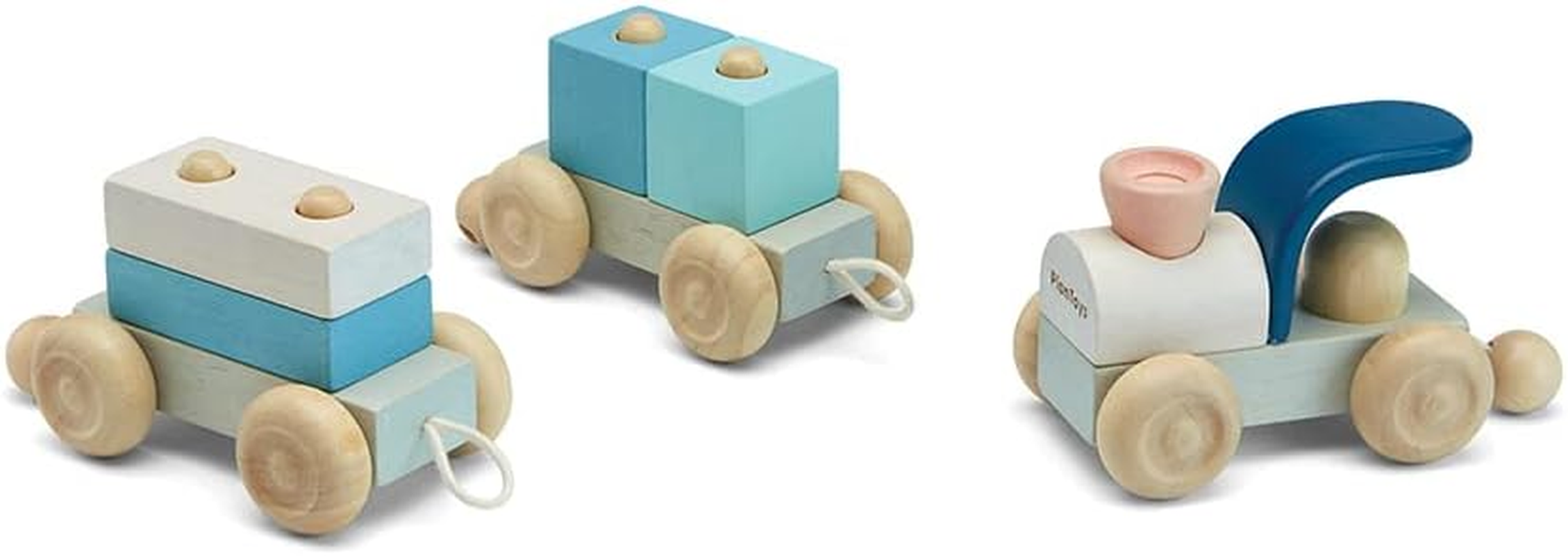 Plantoys - Stacking Train Trio