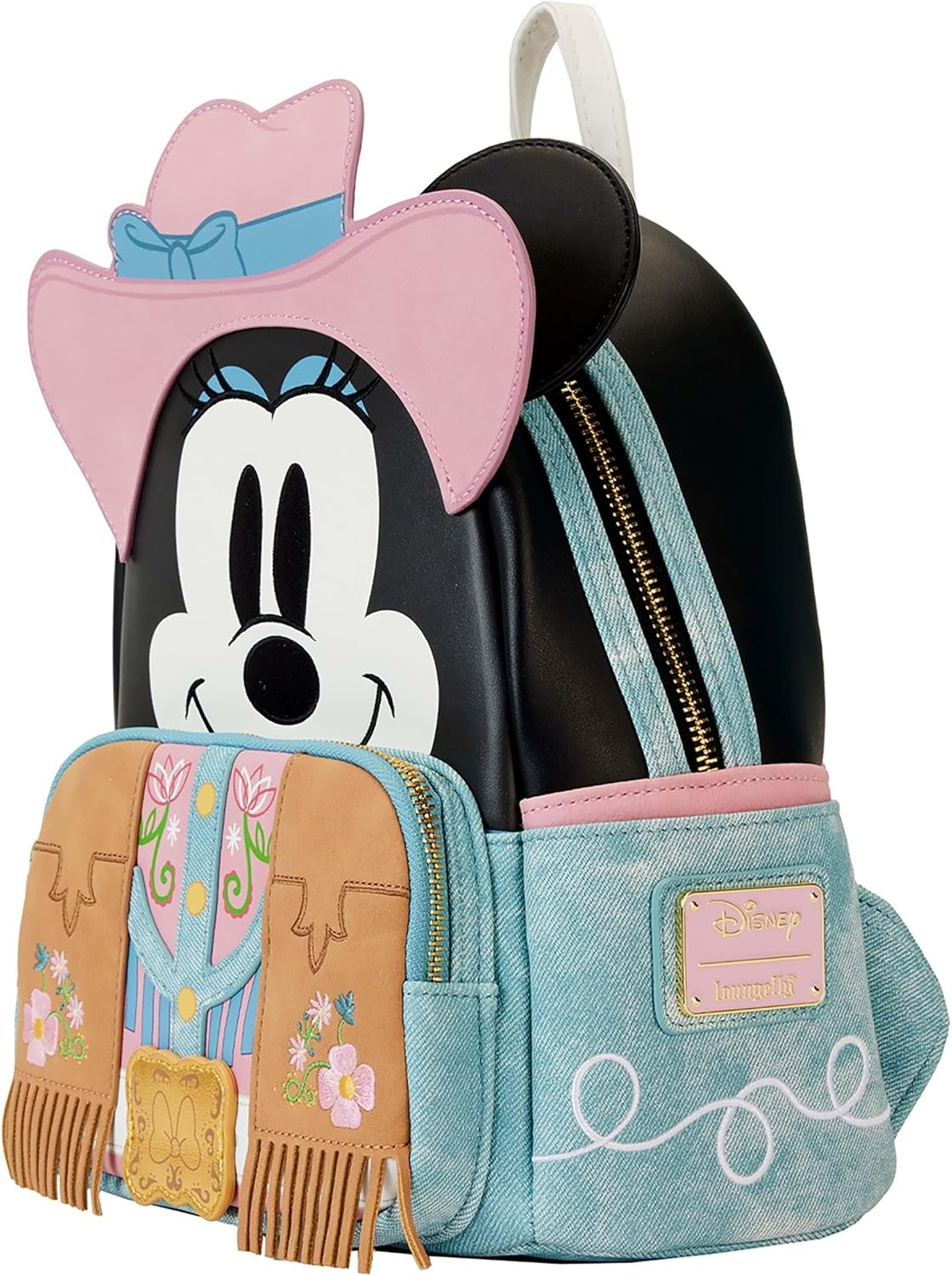 Loungefly Disney Western Minnie Mouse Cosplay Mini Backpack | Minnie Mouse Backpacks