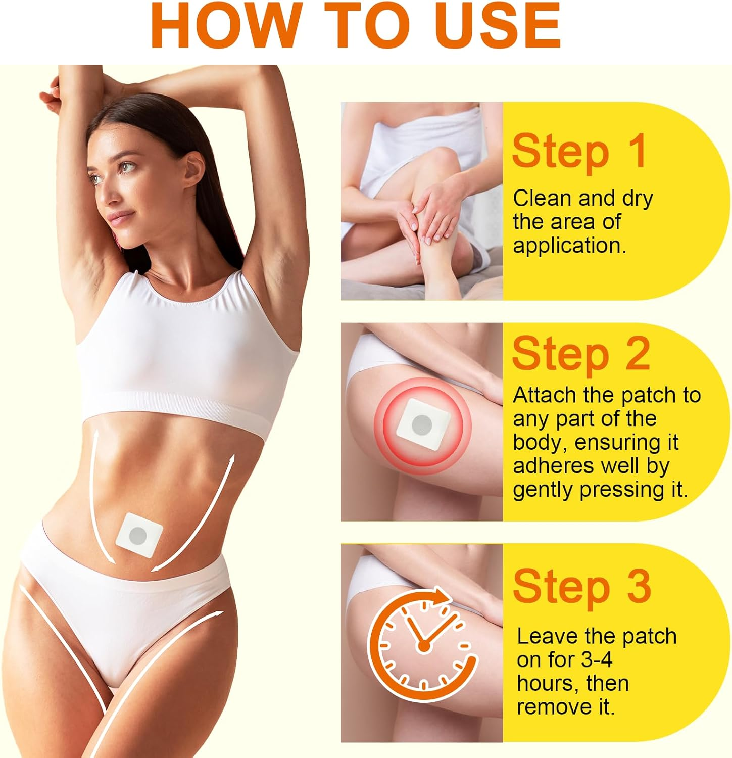 New Bee Venom Patches, Slim Patch for Women, Weight Loss Patches, Comfortable and Easy to Use (24Pcs) image number 5