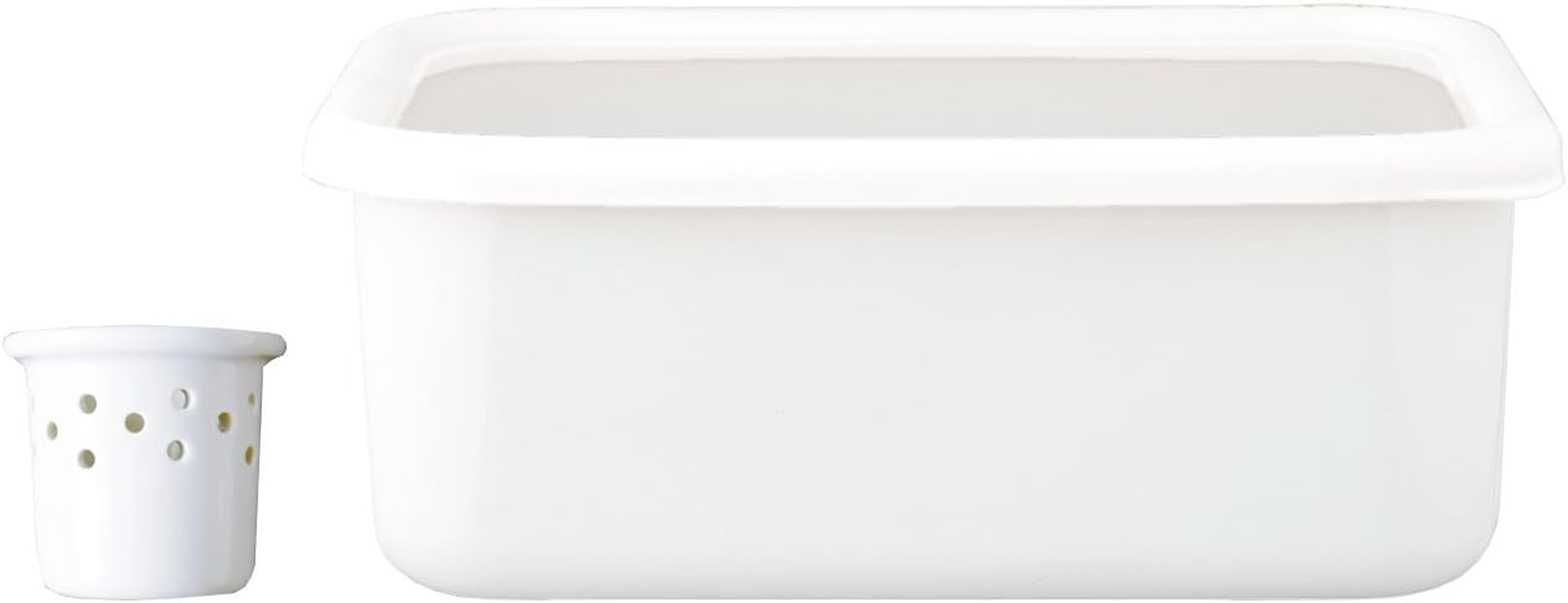 Fuji Hollow NK-201 Enameled Pickles Container, Little Bran Pickled Container, 0.9 Gal (2.8 L) image number 5