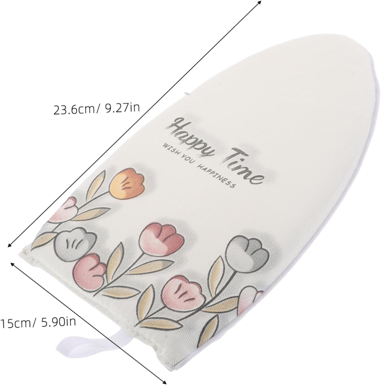 Heat Resistant Ironing Pad Mitt with Thick Sponge Padding Breathable Steam Glove for Home and Travel Portable Scald Steaming Mitt with Hanging Loop Lightweight Ironing Accessory image number 3