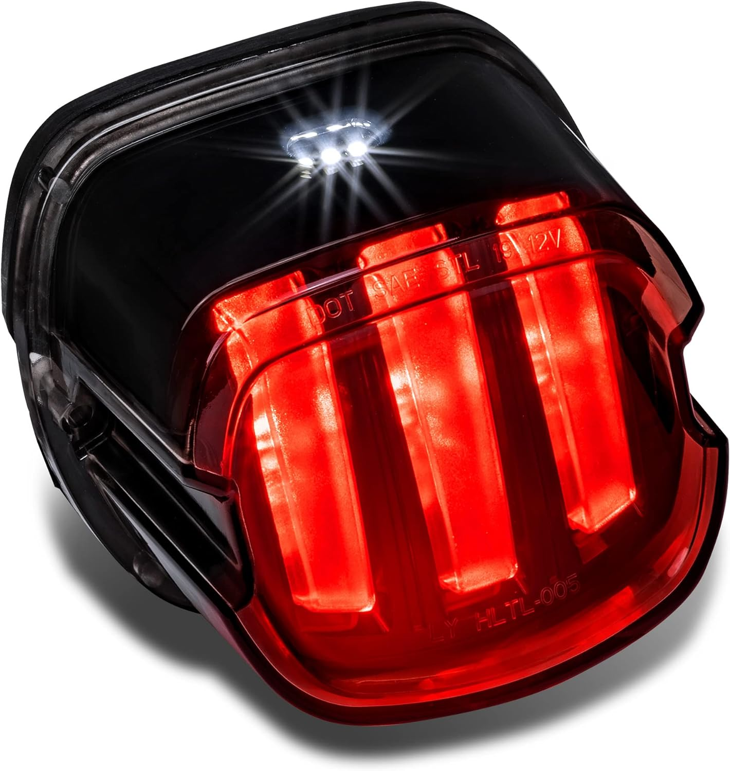 TRUE MODS LED Brake Tail Light for Harley Davidson [DOT Approved] [Claw-Design] [Plug-N-Play], License Taillight for Harley Sportster Dyna Fatboy Road King Glide Electra Heritage image number 6