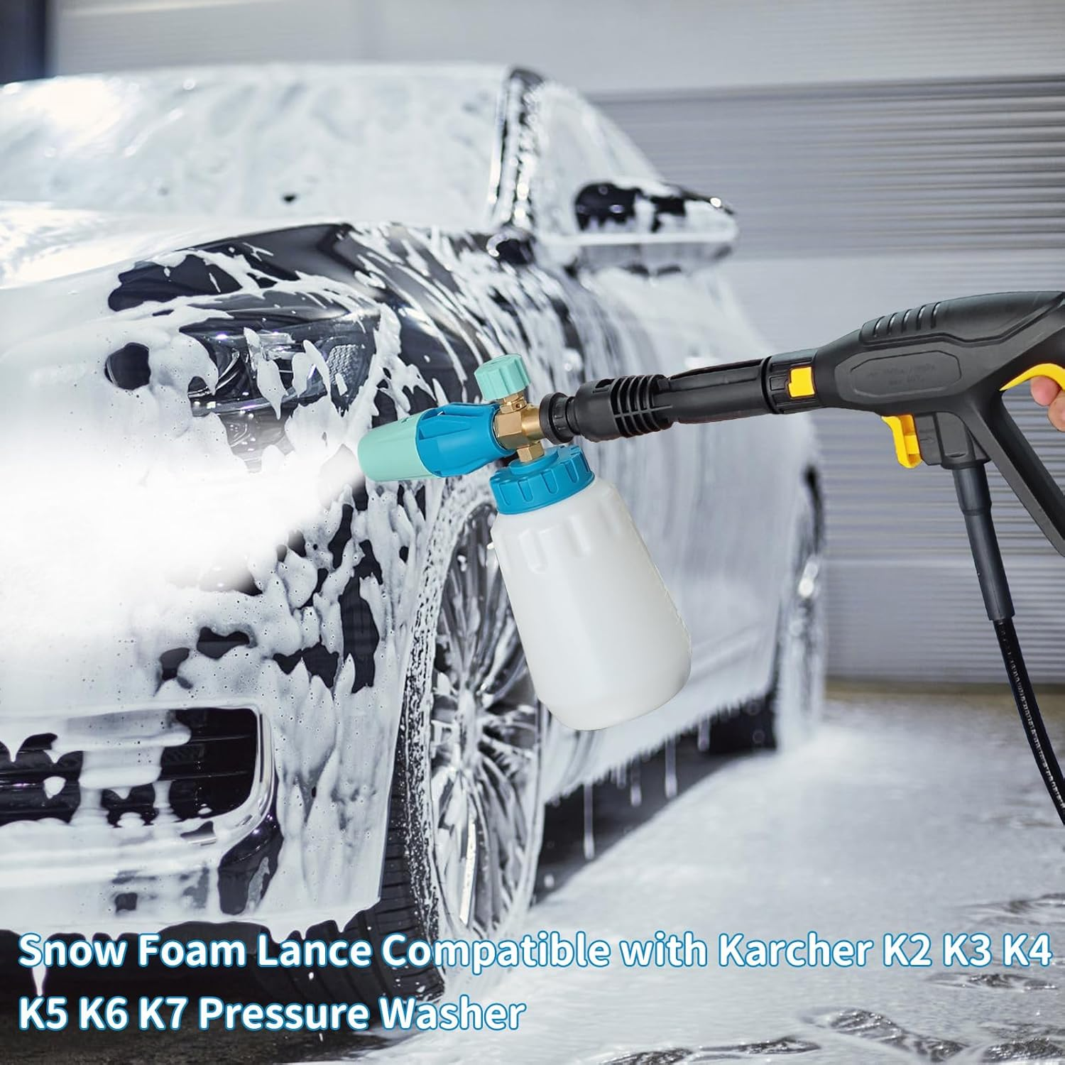Snow Foam Cannon 1 Liter Adjustable Snow Foam Lance for Karcher K2 K3 K4 K5 K6 K7 Pressure Washer
