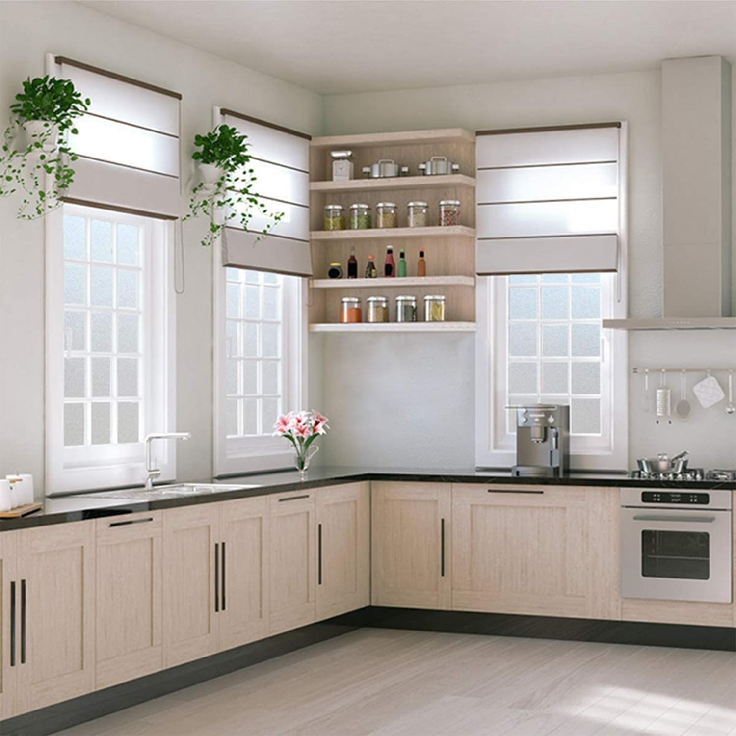 90Cm*3M/5M Clear Frosted Home Window Glass Removable Privacy (5M) image number 4