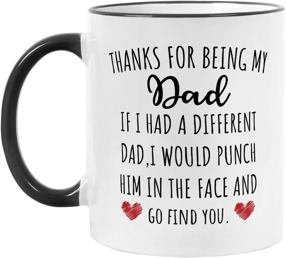 Fatbaby Funny Dad Coffee Mug Gifts, Humorous Birthday Christmas Father&rsquo;S Day Gifts Dad Tea Cup 11Oz image number 4
