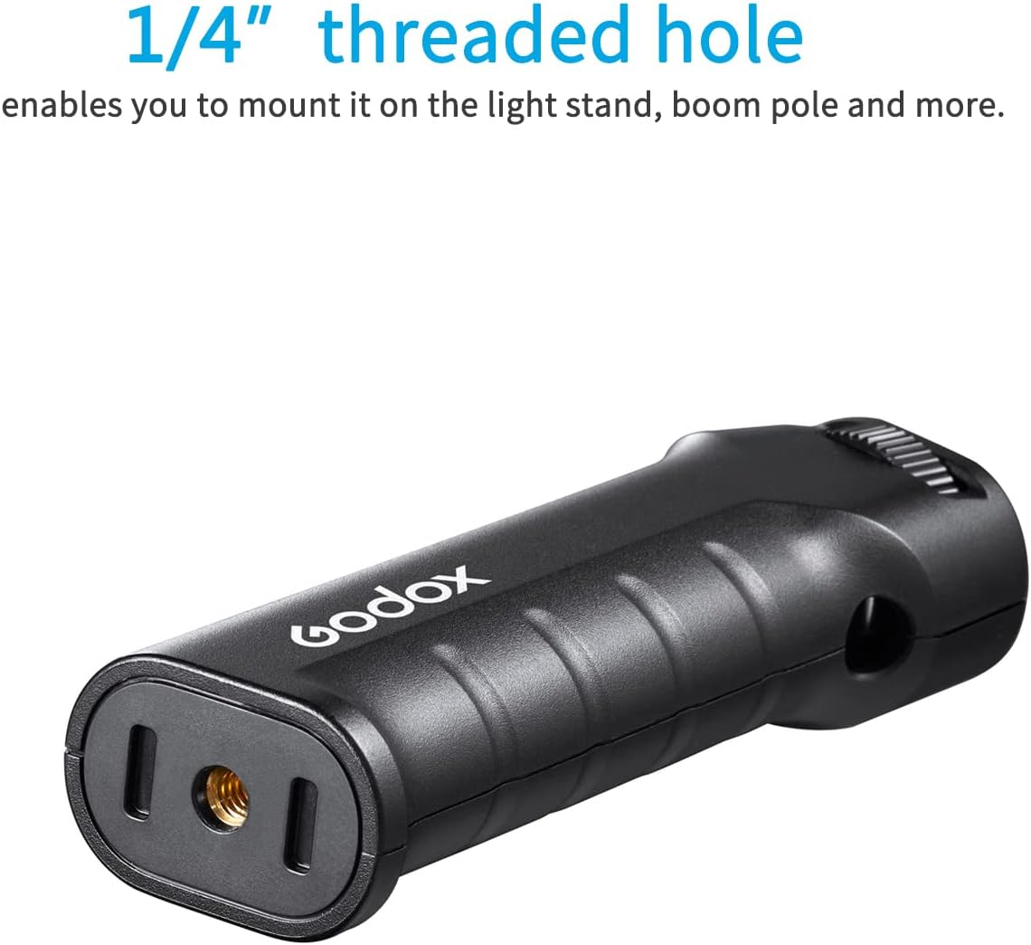 Godox FG-100 Flash Grip, Portable Bracket Handle Speedlite Holder Stabilizers with 1/4" Screw, Compatible with Godox Ad100Pro, Ad200Pro, Ad300Pro and Other Flash/Led Light image number 5