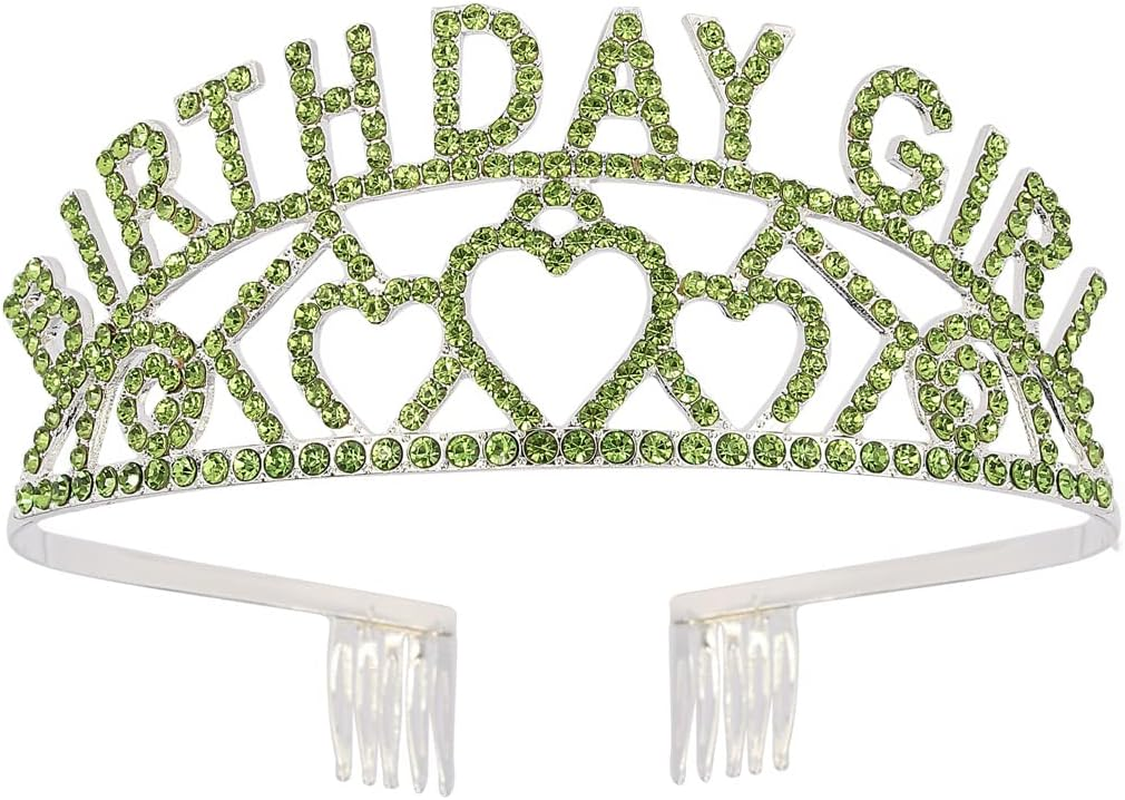 AOPRIE Birthday Crowns for Women Tiaras for Women Crowns for Girls Crystal Tiara Crowns for Women