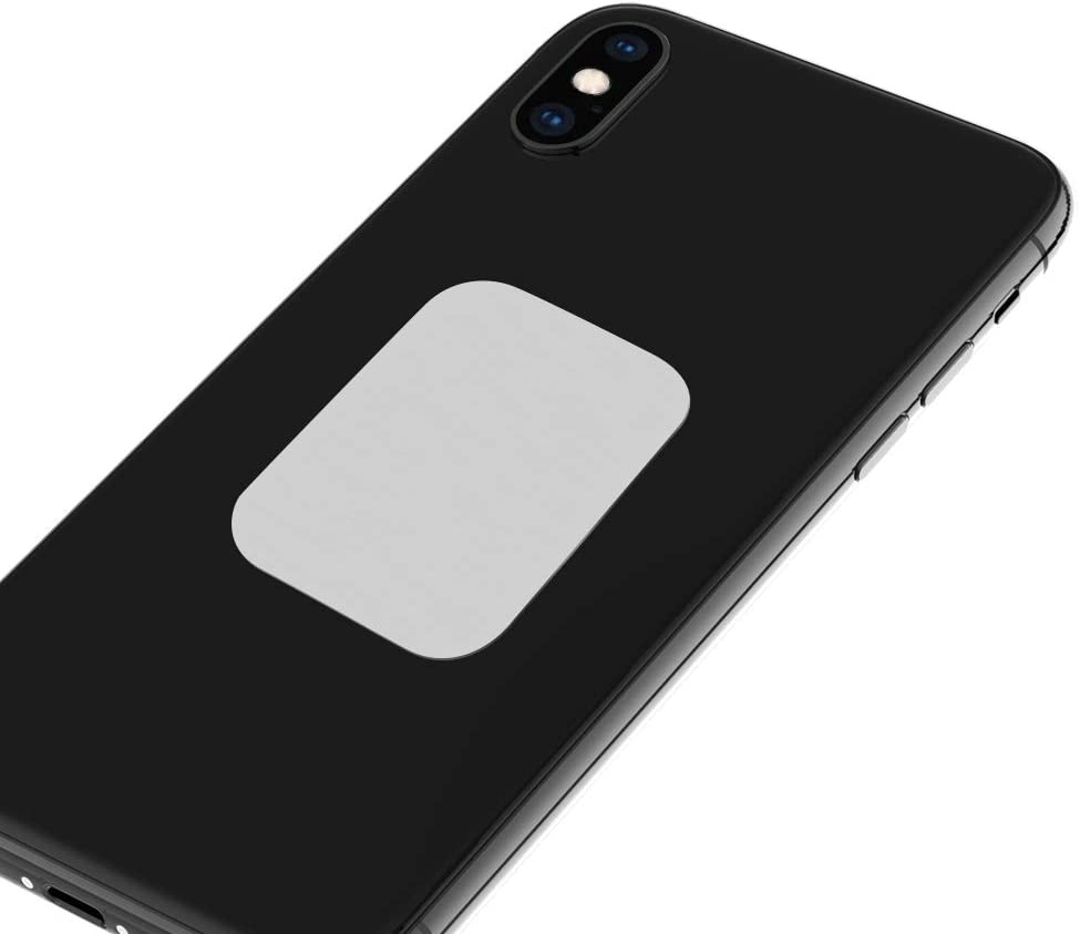 [8 Pack] Magnetic Car Mount Holder Metal Plate,Tiqus 58X40Mm Rectangle Universal Replacement Mount Metal Plate Kit with Adhesive for Magnetic Car Mount Cell Phone Holder Silver image number 3