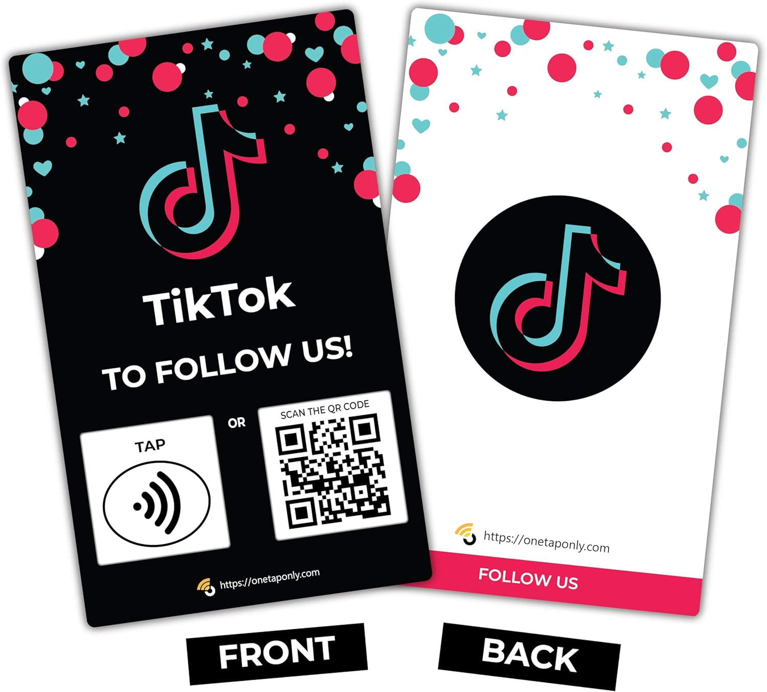 NFC Business Cards 1 Pack &ndash; Contactless Smart Tap & QR Code &ndash; Compatible with TIK Tok Review System &ndash; Reusable Feedback Tool for Restaurants, Local Businesses &ndash; Works with All Phones image number 6