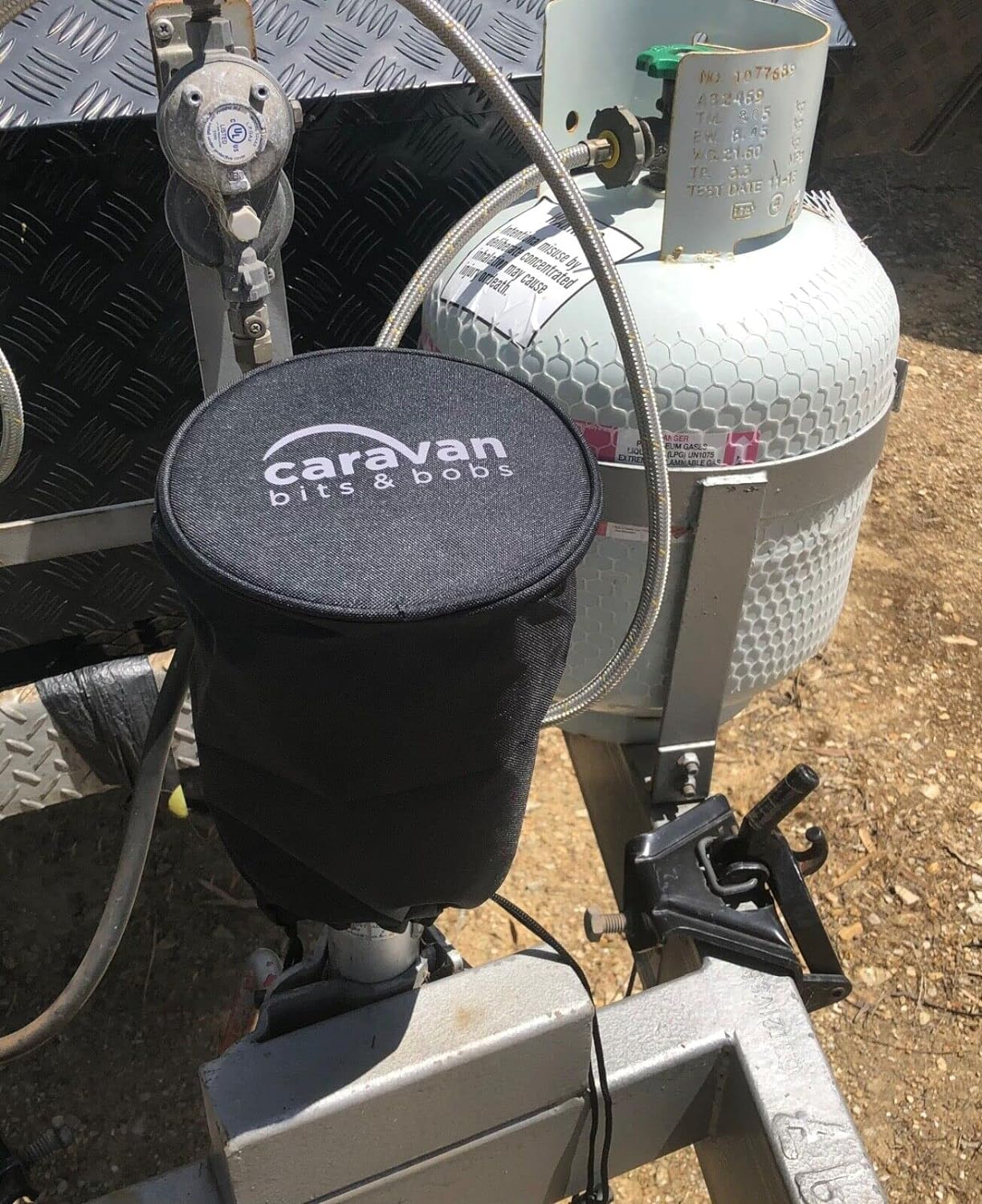 Caravan Bits & Bobs Trail a Mate Cover- Polyester Waterproof Universal Cover for Jack & Other Farm Jacks - Heavy Duty Jack Protective Head Cover- Easy to Cover outside Accessories image number 3