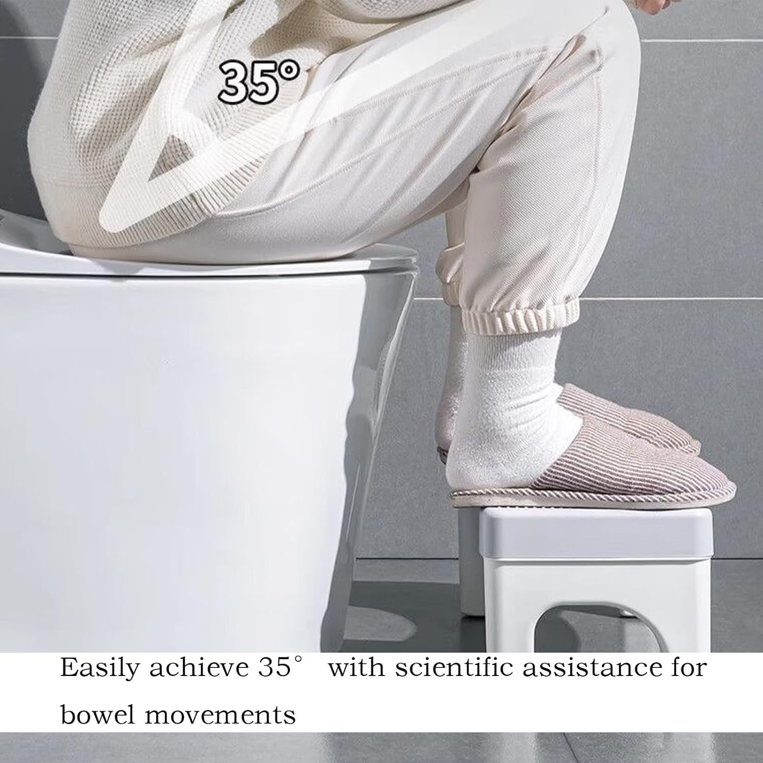 Toilet Stool | Toilet Foot Stool Potty Step, Footstool Non-Slip Portable Tools, Squatting Potty for Kids Elderly, Toddler Squatting