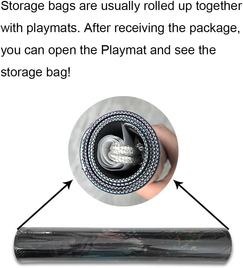 MTG 24 X 14 Inch Gaming Mat with Non-Slip Backing, Ideal for TCG Card Game Enthusiasts (Sky Tower, No Deck) image number 4