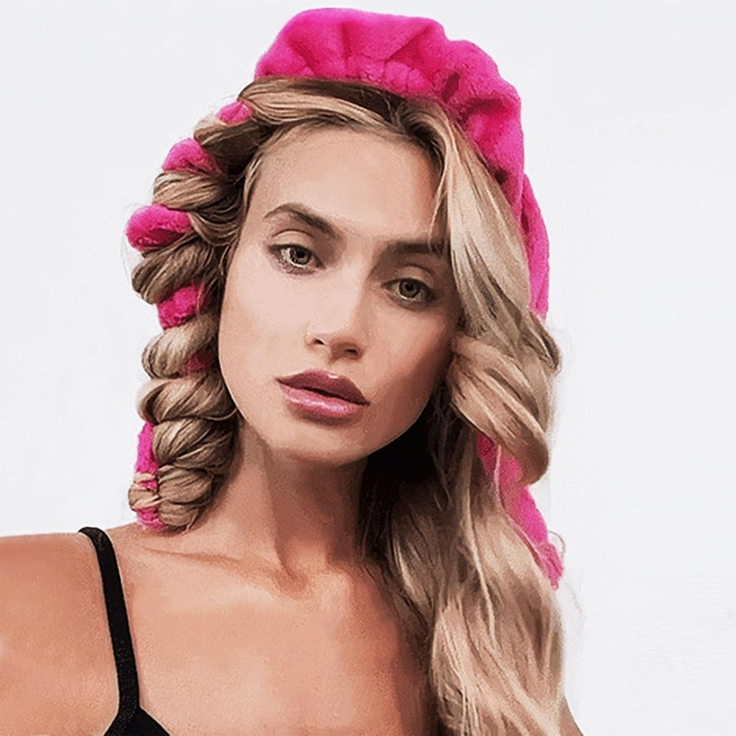 Overnight Curls Band without Heat, Heatless Curls Band, Heatless Curler Non-Slip, Hair Band Curls Overnight, Overnight Blowout Curls DIY Styling Wave Formers for Long/Medium Hair image number 6