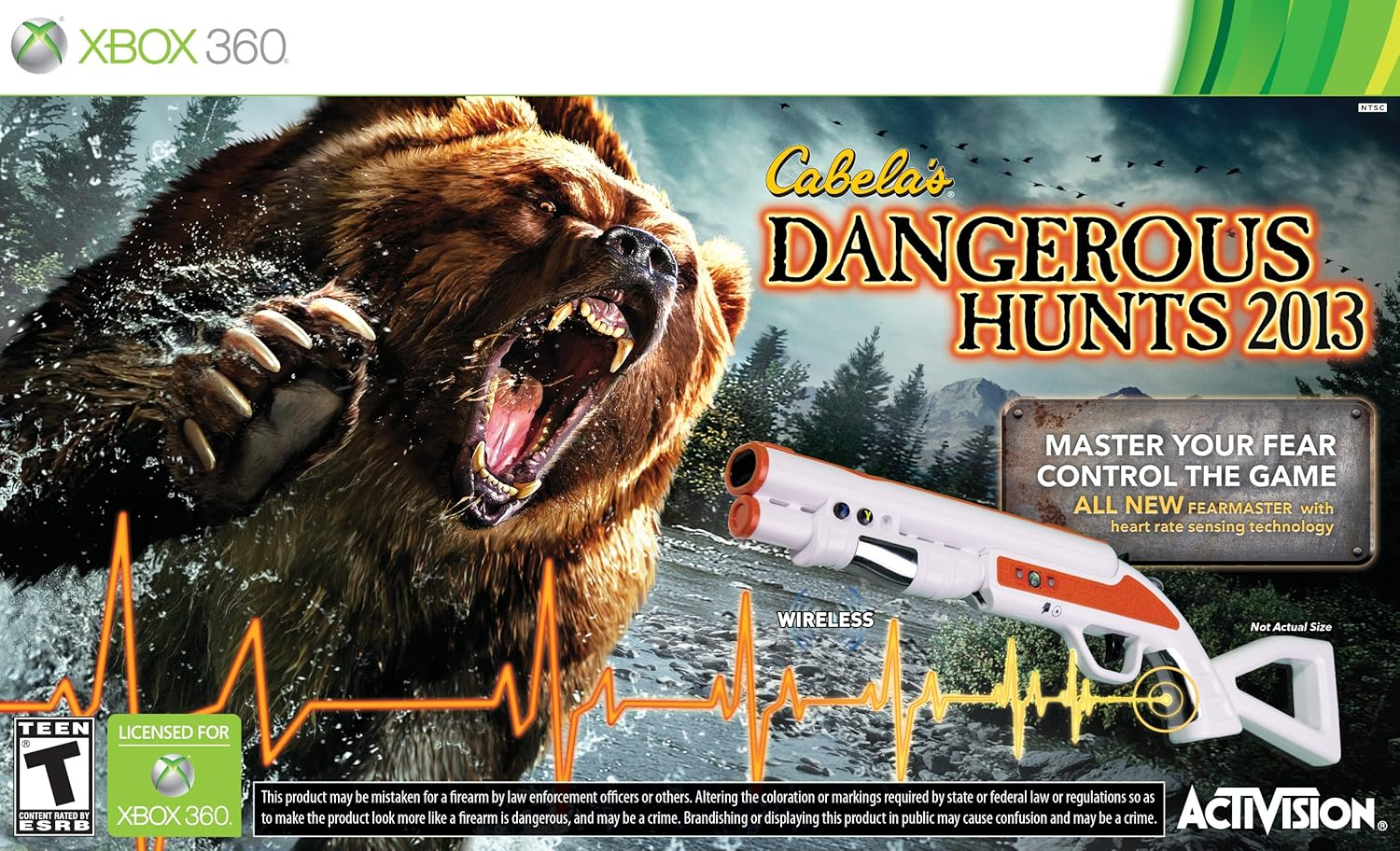 Cabela'S Dangerous Hunts 2013 with Gun - Xbox 360 image number 1