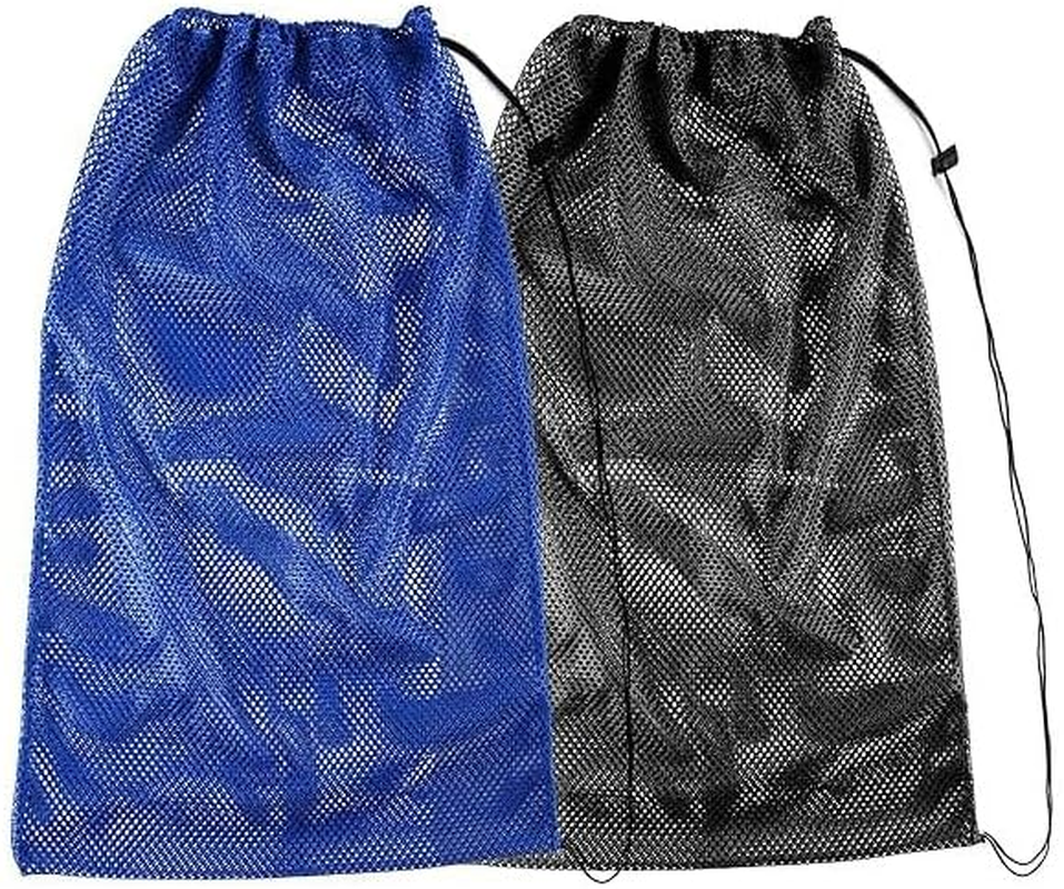 Drawstring Snorkel Equipment Bag, 2Pcs Drawstring Dive Bag Snorkel Dive Backpack, Waterproof Snorkel Gear Bags with Drawstring, Snorkeling Gear Organizer for Scuba Diving image number 2