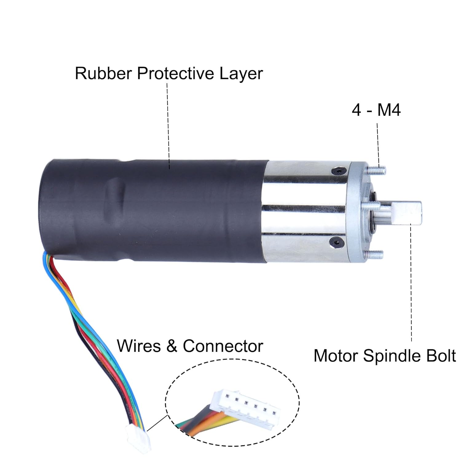236575 RV In-Wall Slide-Out Motor for Lippert Schwintek In-Wall Slide System 300:1 High Torque Gear Ratio 12V IG-42 10Mm Motor Assembly, Slide Motor for Travel Trailer and Camper image number 6