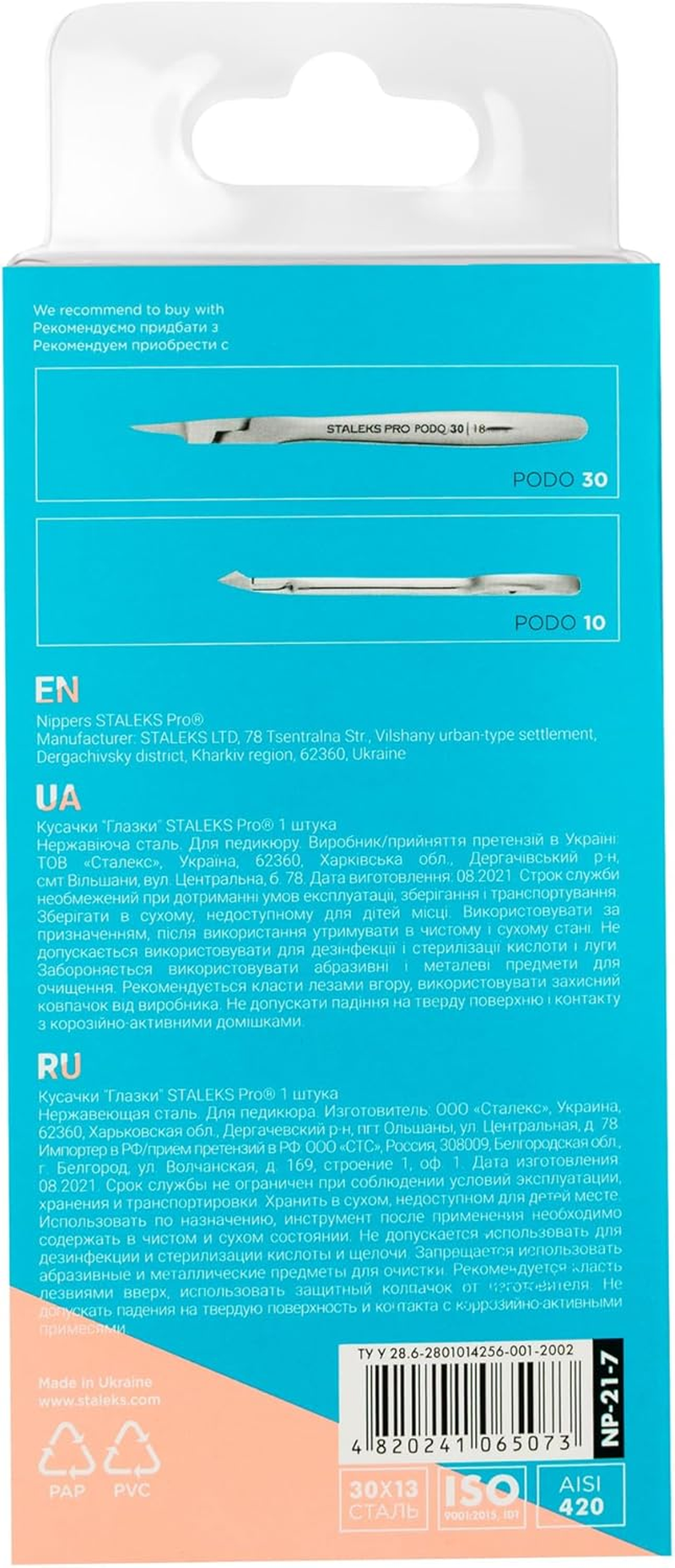 STALEKS PRO Toenail Scissors 21-7Mm image number 4