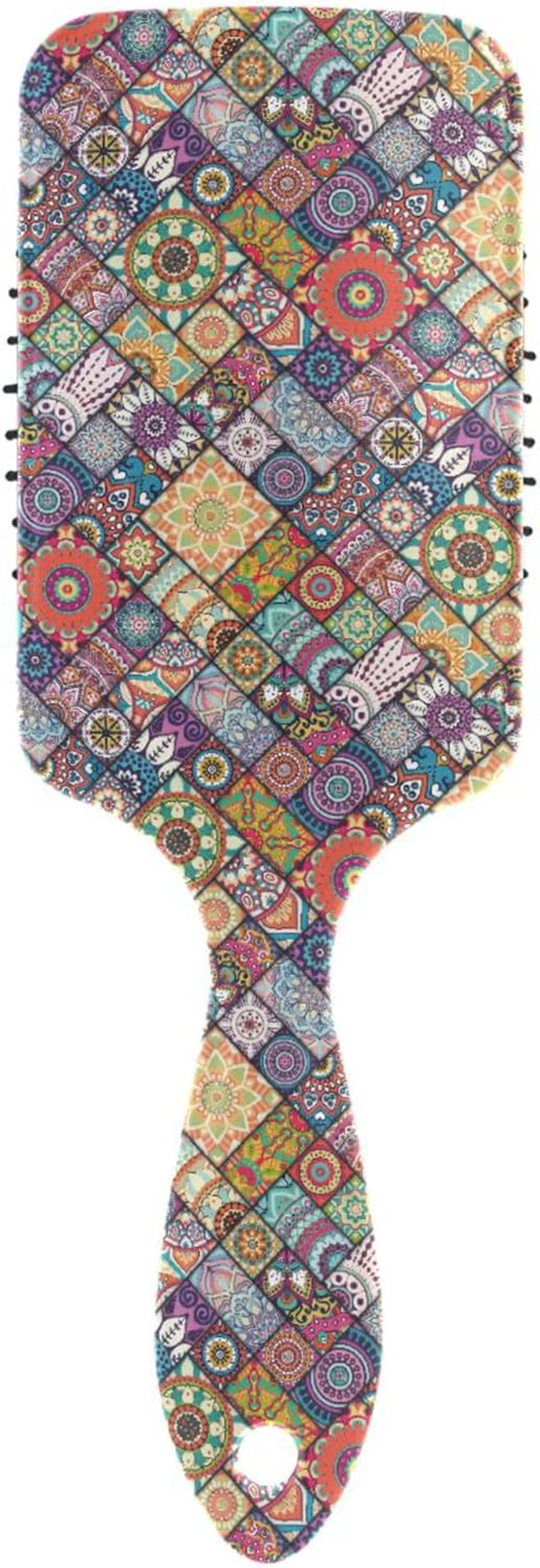 Curl Defining Brushes Vintage Decorative Paddle Brushes Detangling Brushes for Curly Hair Detangling and Adding Shine