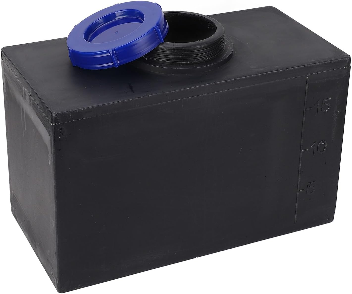 RV and Gray Water 5 Gallon Tank, 15.7 X 9.8 X 7.9In 20L RV Water Tank Heat and Cold, Customizable Design Square Water Storage Tank for Trailers Boats Yachts Black image number 5