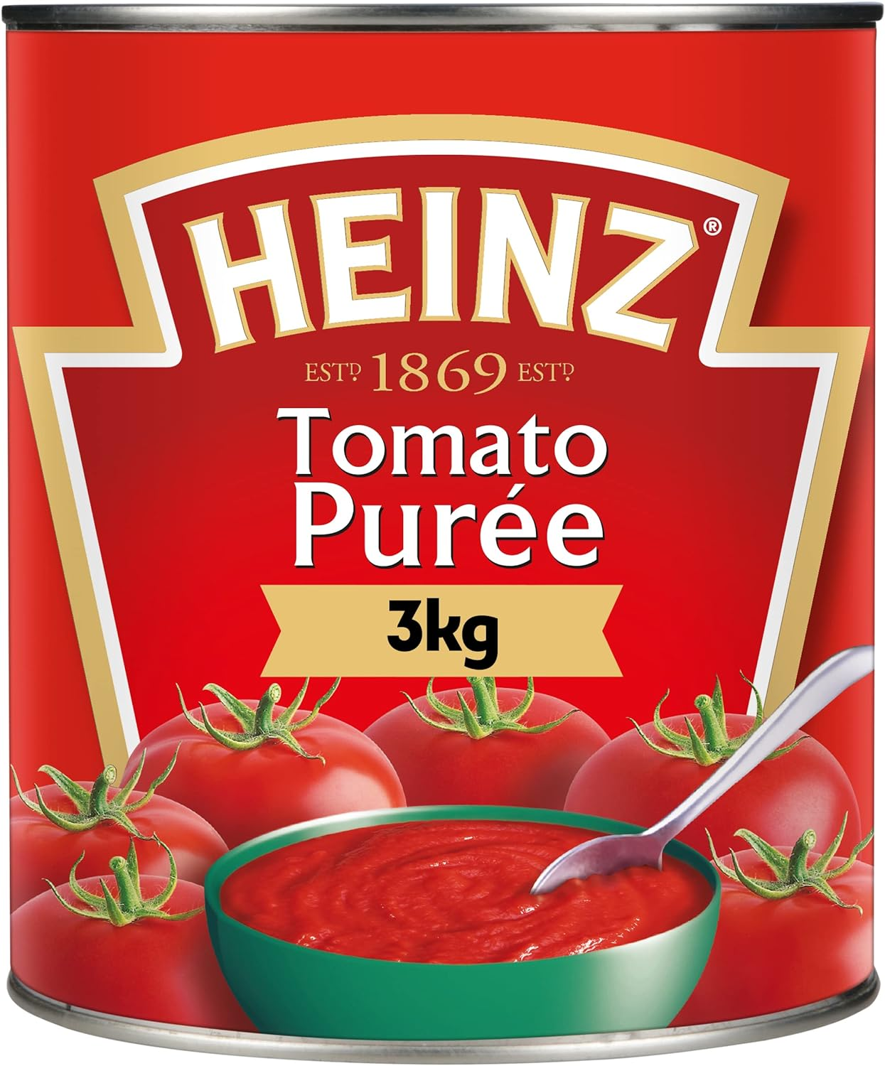 Heinz Tomato Puree Canned Paste Puree Paste Catering Bulk Can 3Kg image number 5