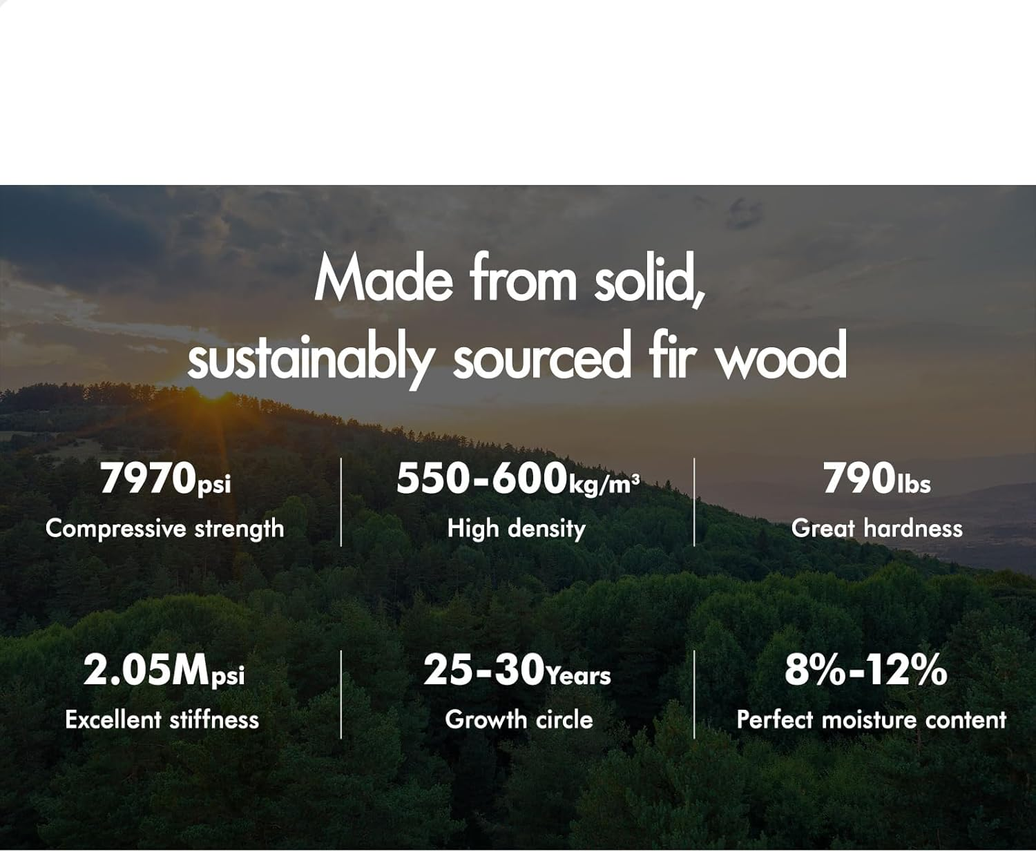 ALFORDSON Outdoor Wooden Side Desk for Adirondack Chair Bench, Durable Fir Wood Coffee Table for Patio Garden Porch Beach Armchair Lounge Seater, Lawn Furniture Tabletop, Wood - White image number 6