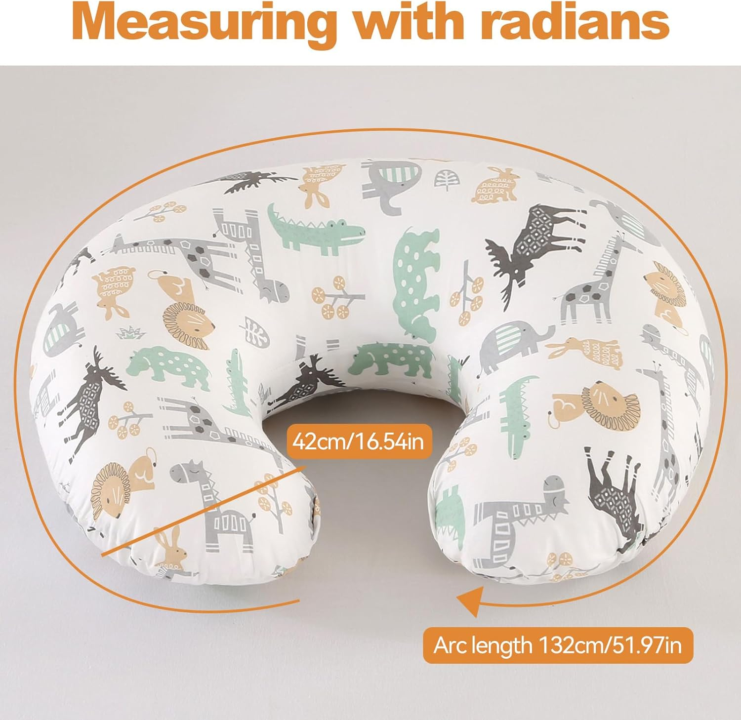 Pregnancy Pillow,Multifunctional Nursing Pillow Washable Breastfeeding Pillows (Type A) image number 1