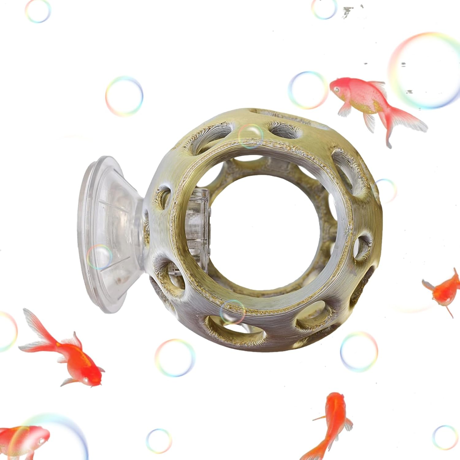 Frxib Betta Cave - Small Suction Cup Hiding Cave,Betta Shrimp Hiding Habitat Decoration | for Aquatic Pets Cichlids Home Dorm Apartment Office image number 4