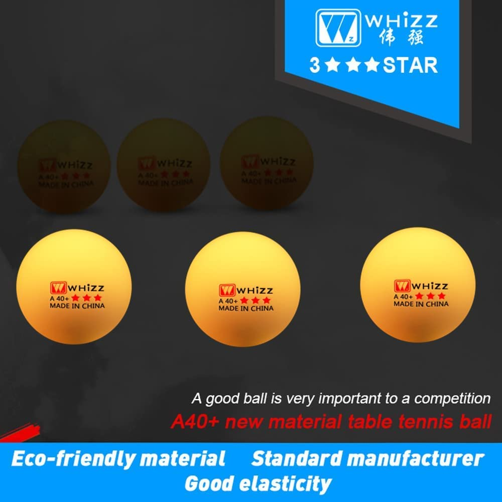 100Pc Ping Pong Balls, 2.8G A40+Mm ABS New Material 3 Star Jointless Professional Ping Pong Balls Orange 100 Pack Advanced Table Tennis Training Balls for Sport Competition image number 1